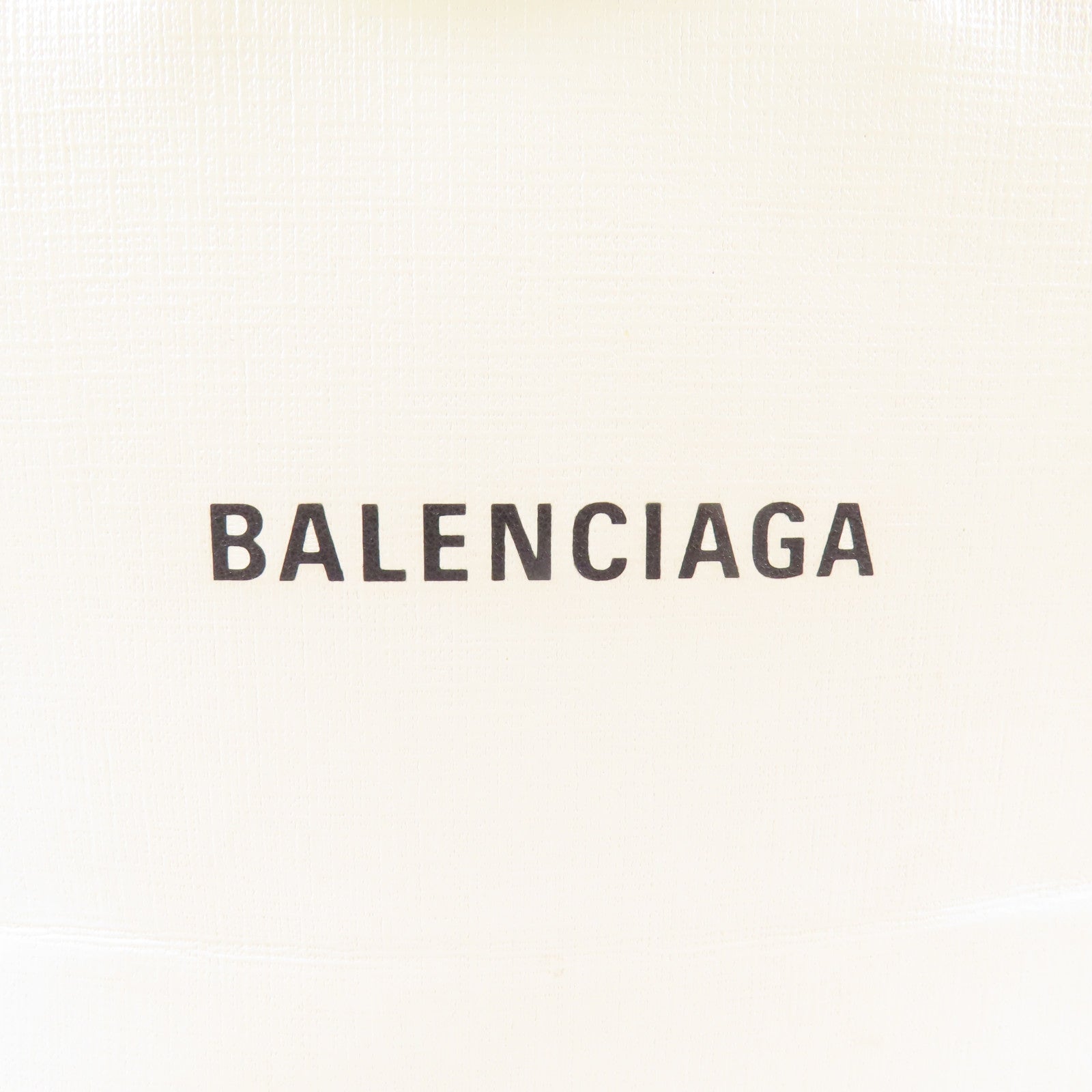 BALENCIAGA SHW Shopping Tote XXS 2 Way Shoulder Bag 597858 Leather White