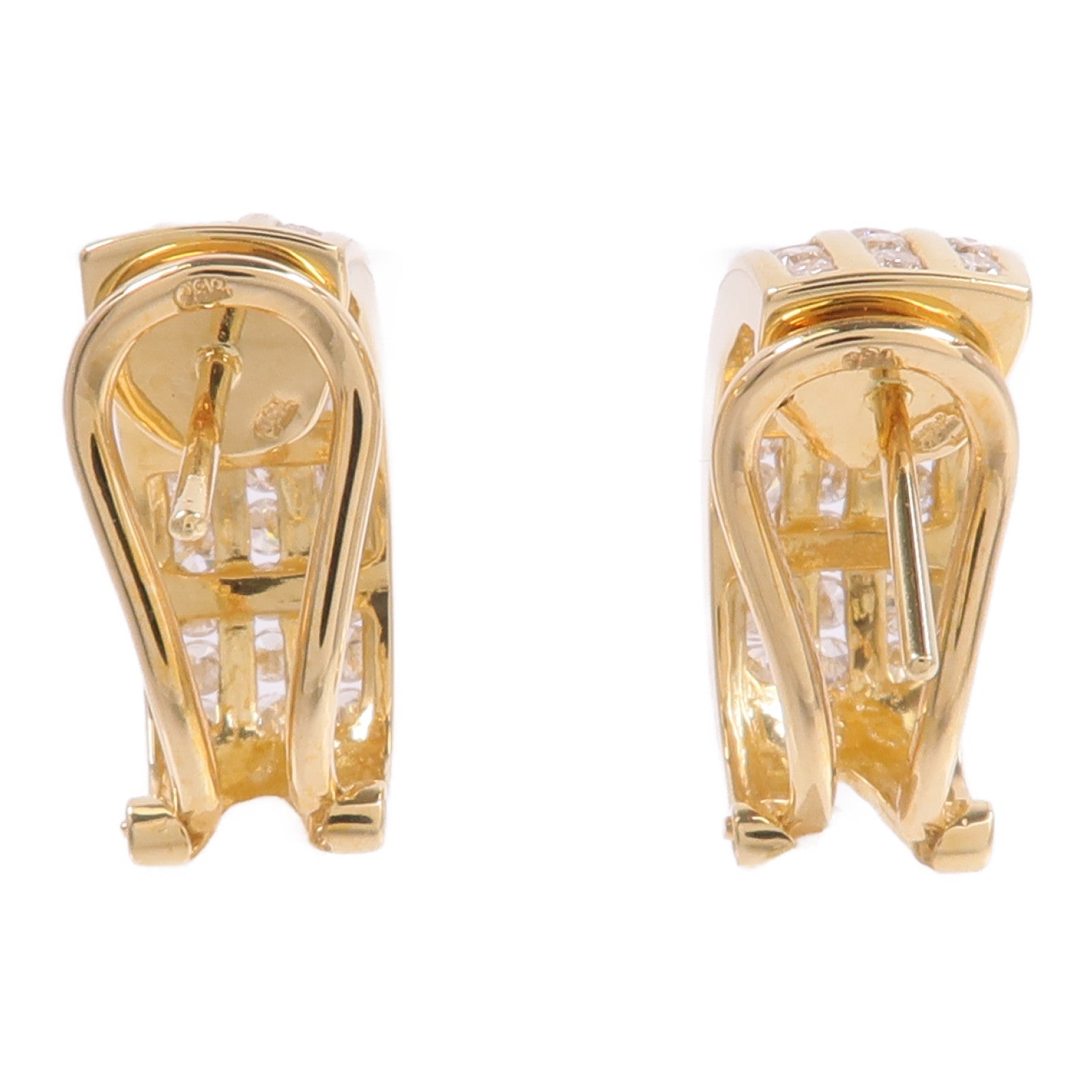 JEWELRY 18K黃金Diamond Earrings鑽石耳環