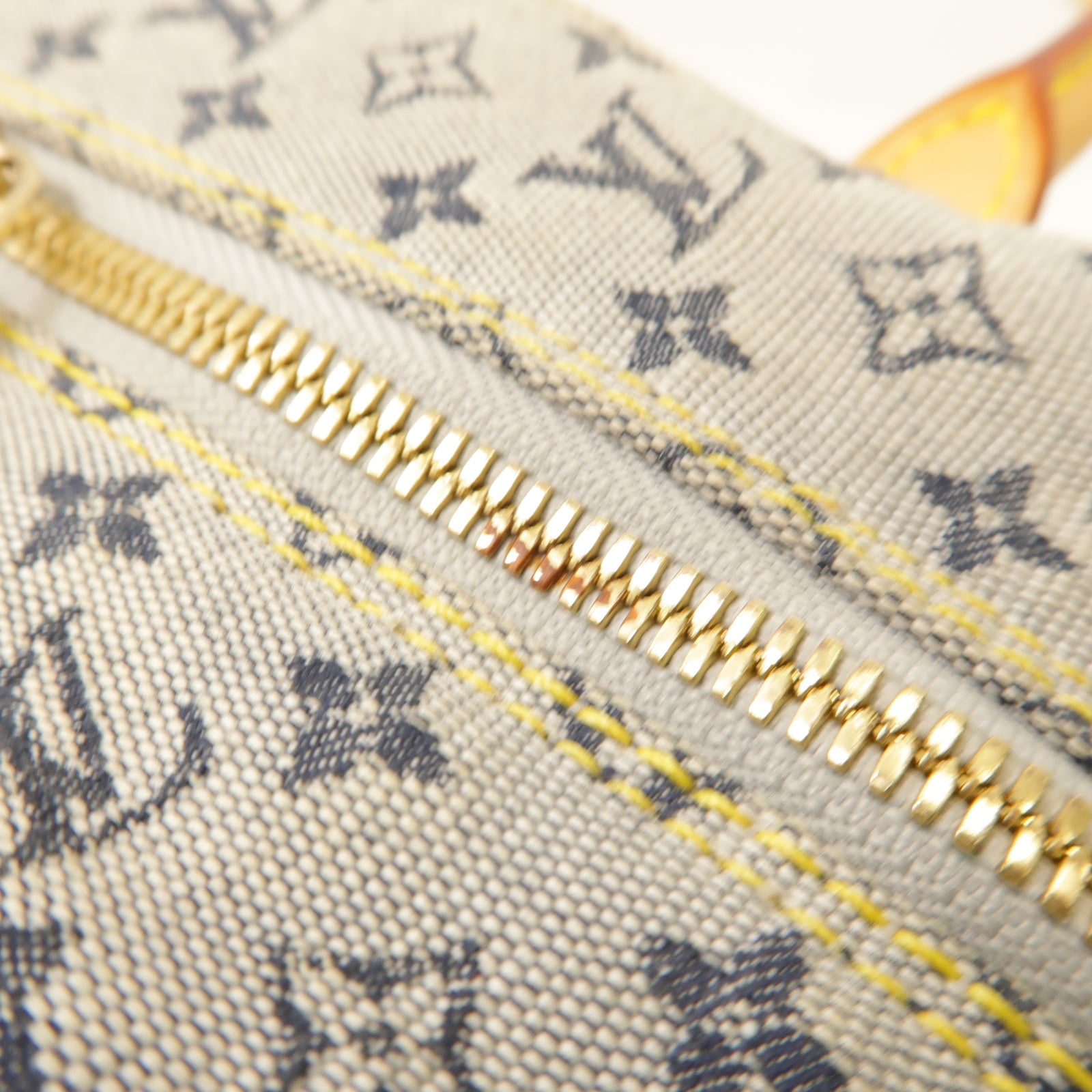 LOUIS VUITTON 【激減優惠】Monogram Mini Marie Hand Bag金扣肩背袋藍色