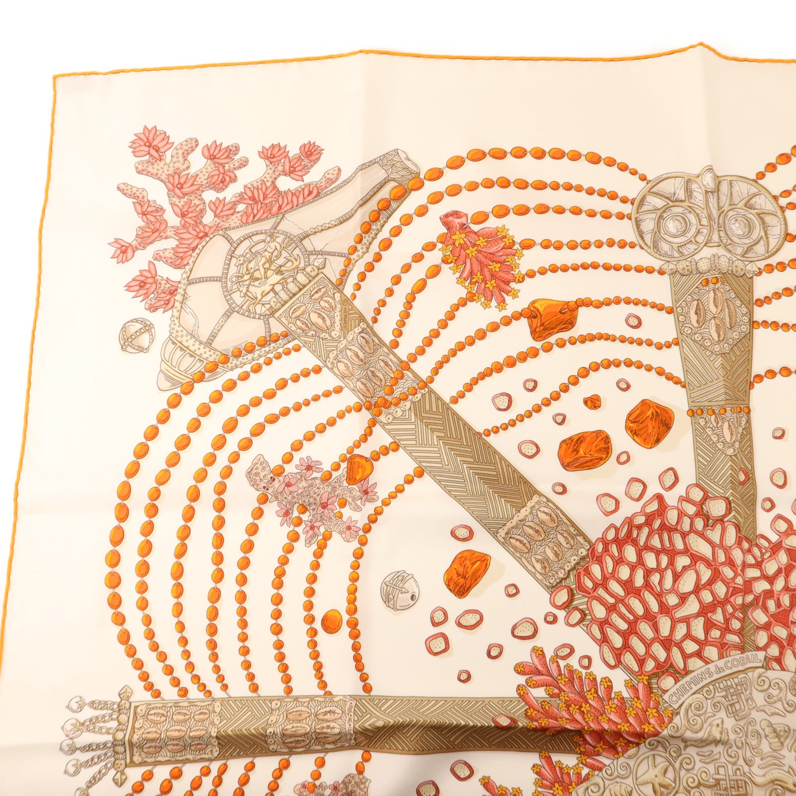 HERMES 絲質Scarf 90x90絲巾