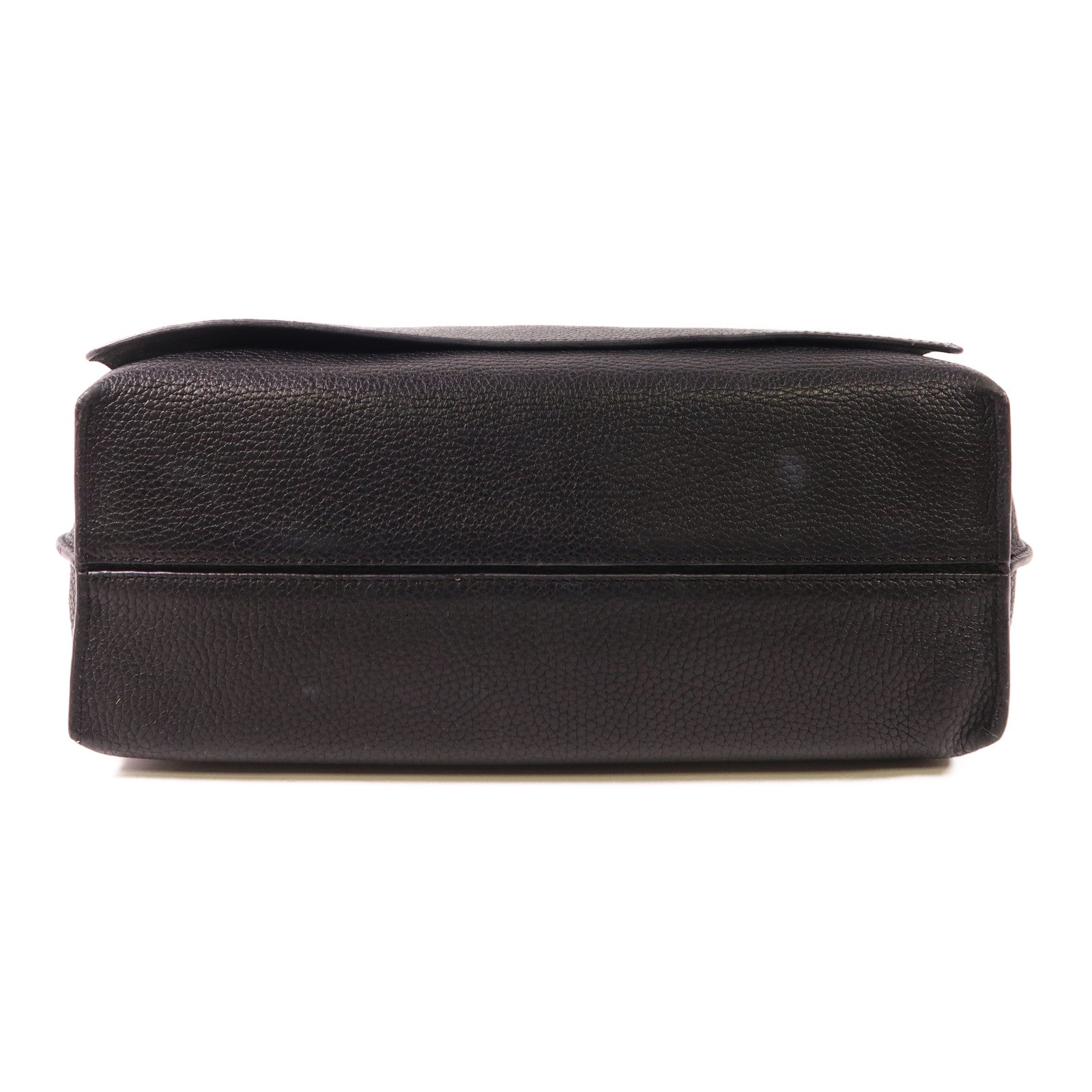 LOEWE SHW Shoulder Bag Calfskin Leather Black