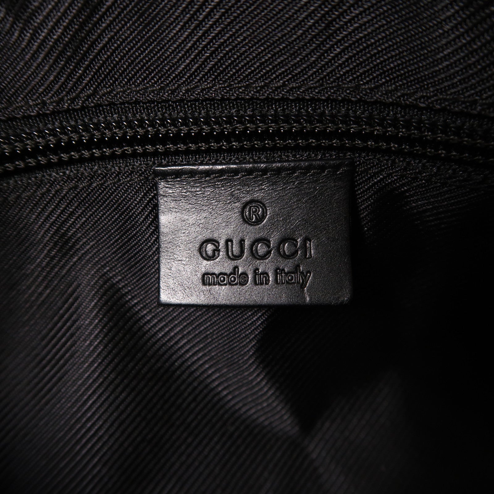 GUCCI 帆布Shoulder Bag銀扣肩背袋