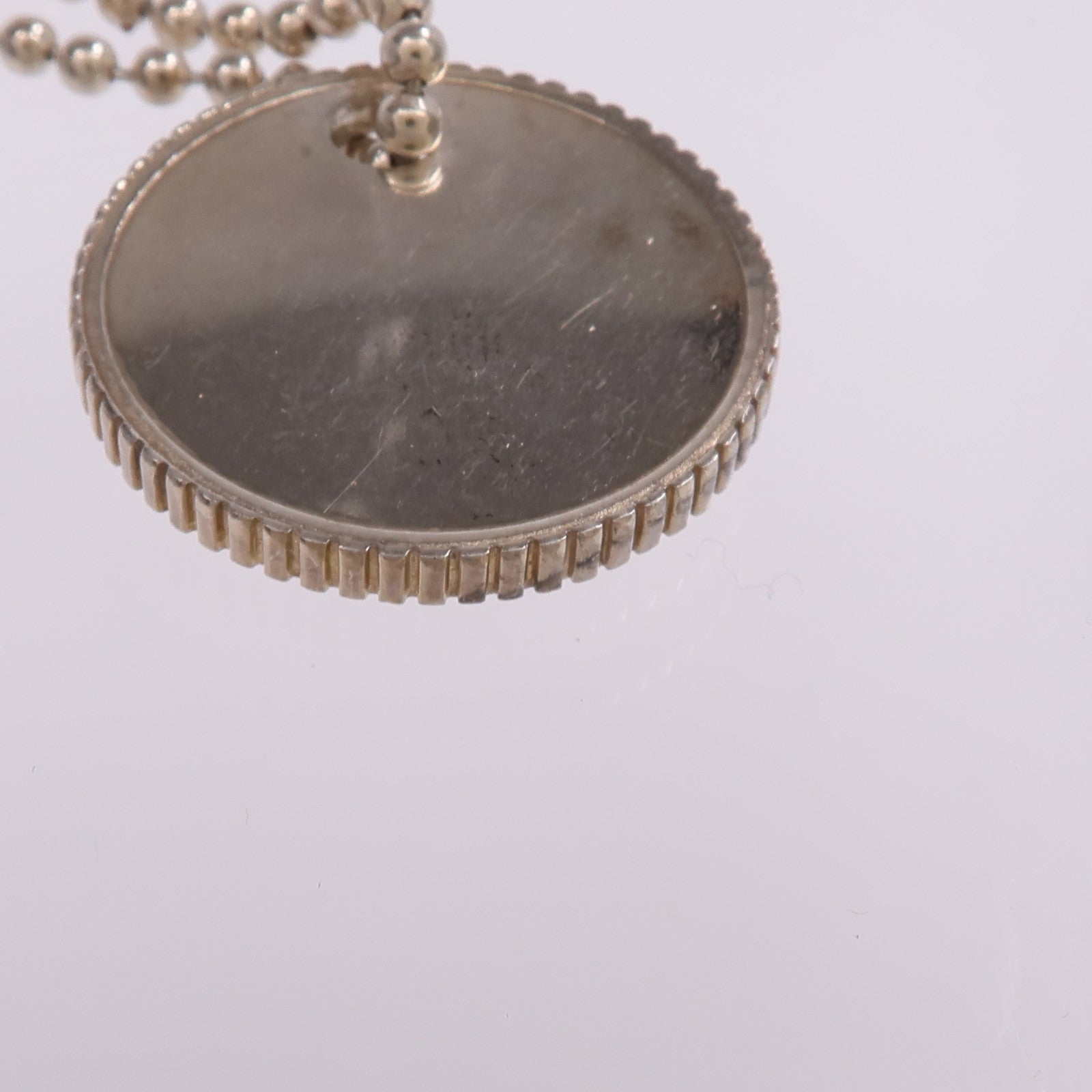 TIFFANY＆CO 925純銀Round Disc Necklace項鍊