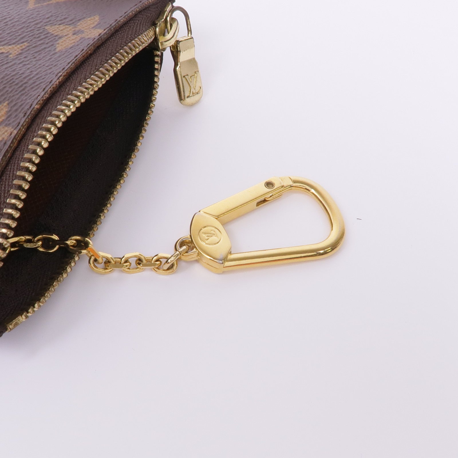 LOUIS VUITTON Monogram Key Pouch金扣鎖匙包
