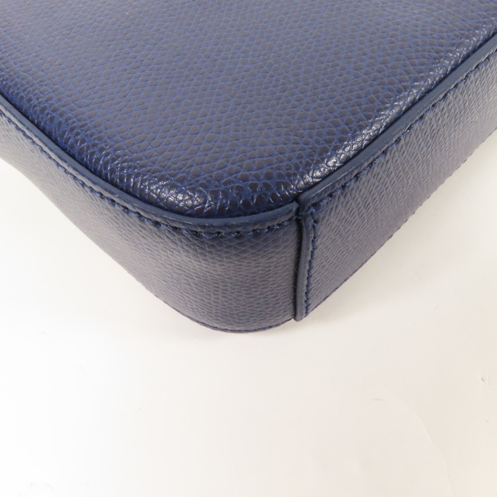 Furla 牛皮皮革Chain Shoulder金扣鏈帶肩背袋