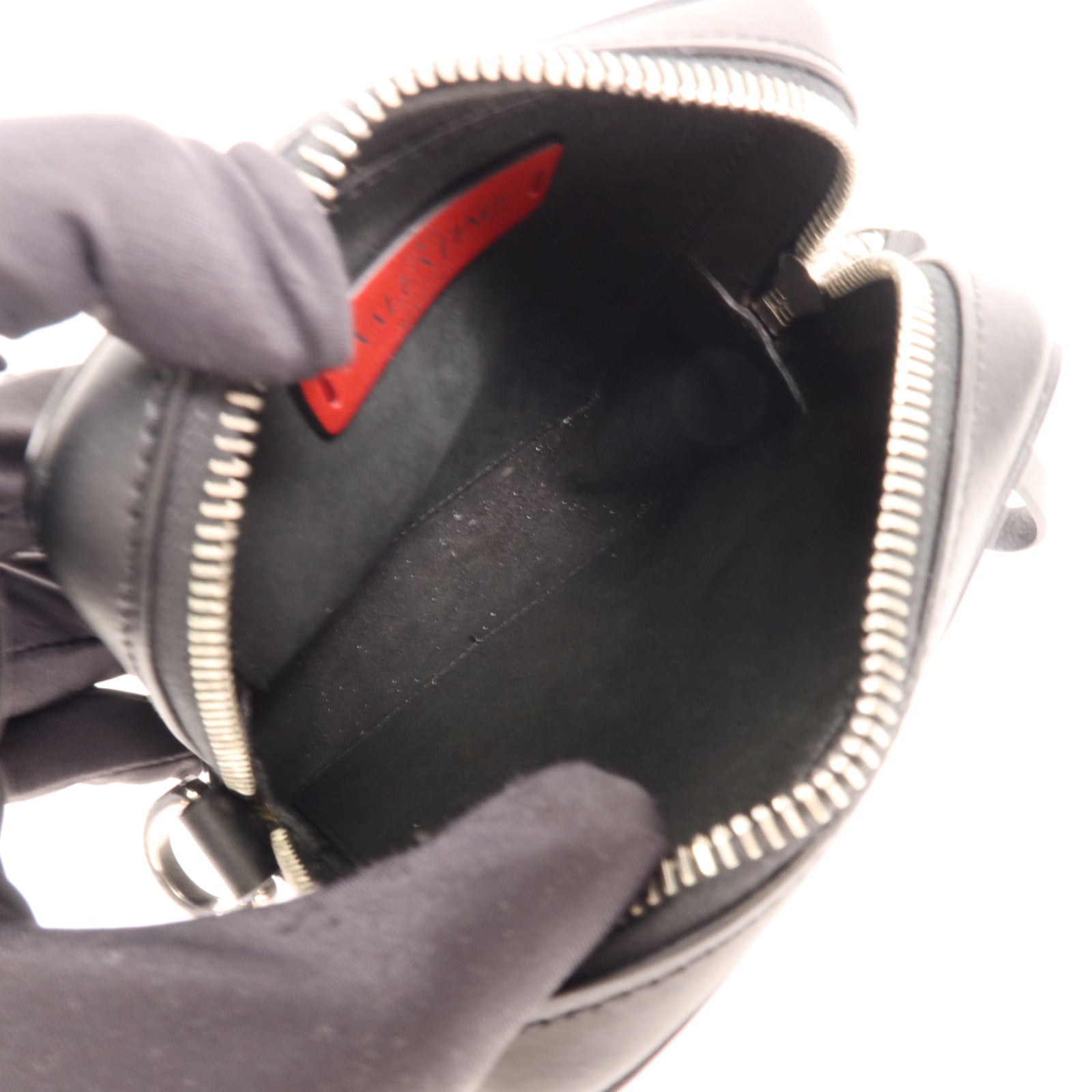 Valentino 牛皮皮革Shoulder Bag銀扣肩背袋