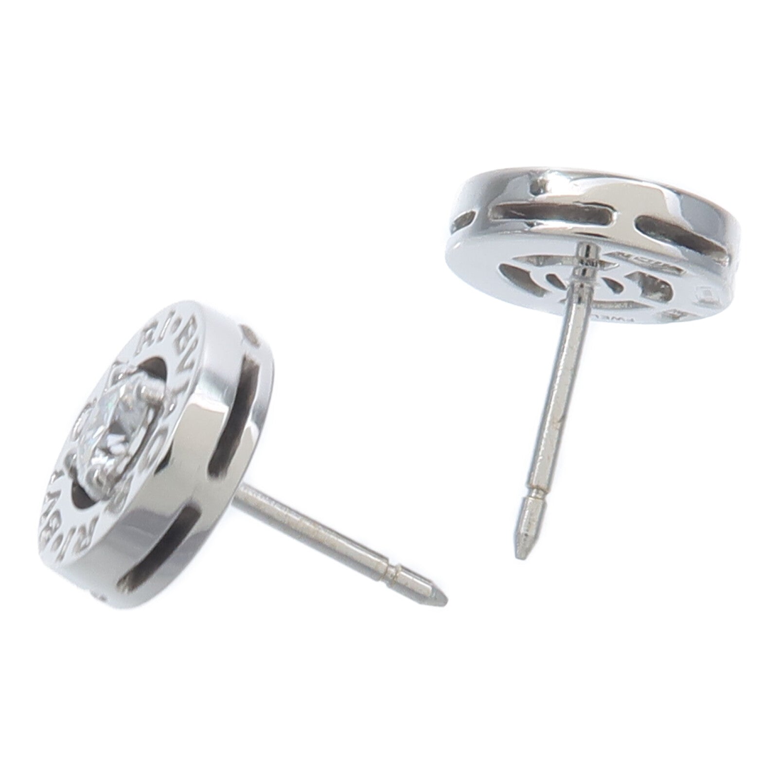 BVLGARI 18K白金Diamond Earrings鑽石耳環