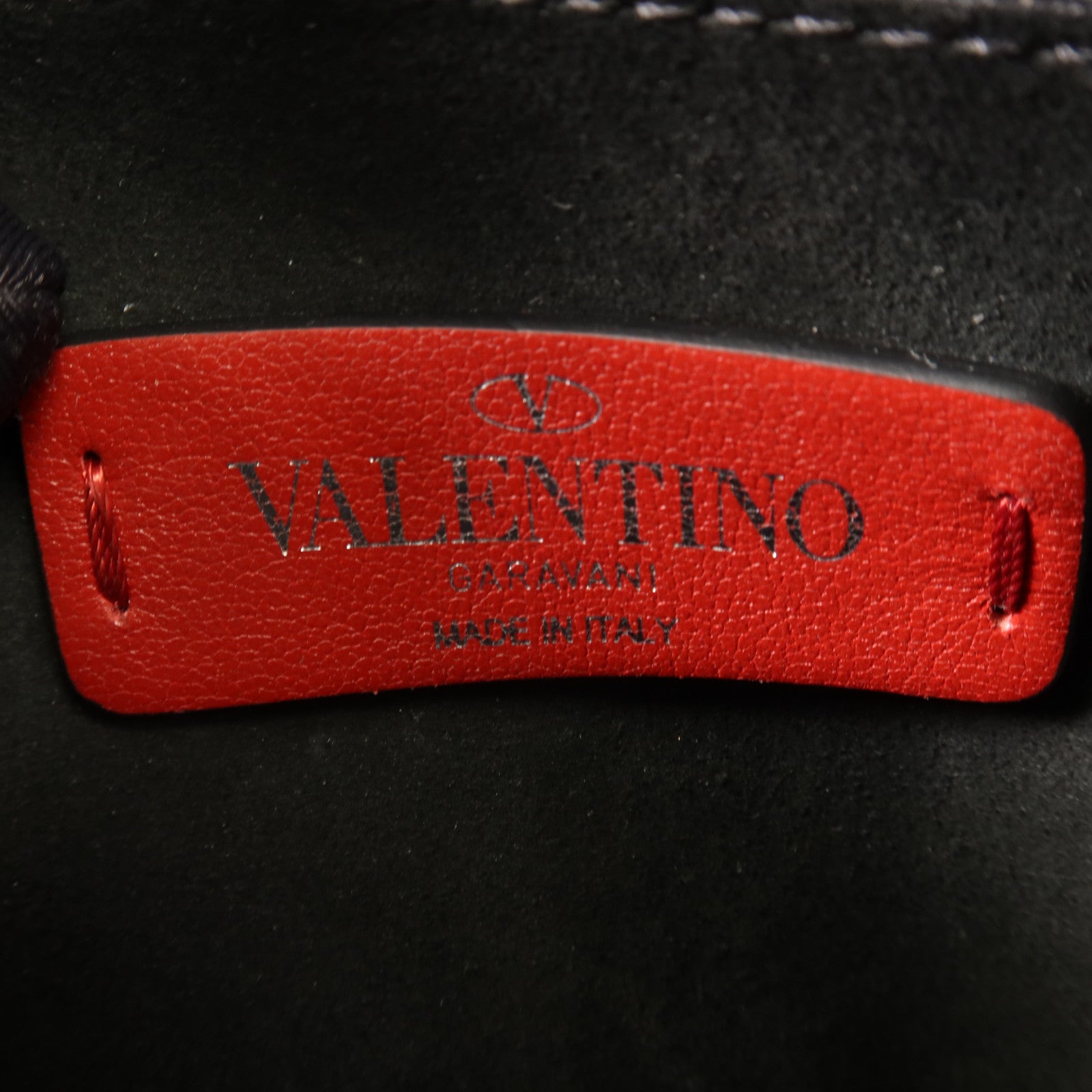 Valentino 【激減優惠】牛皮皮革Shoulder Bag銀扣肩背袋