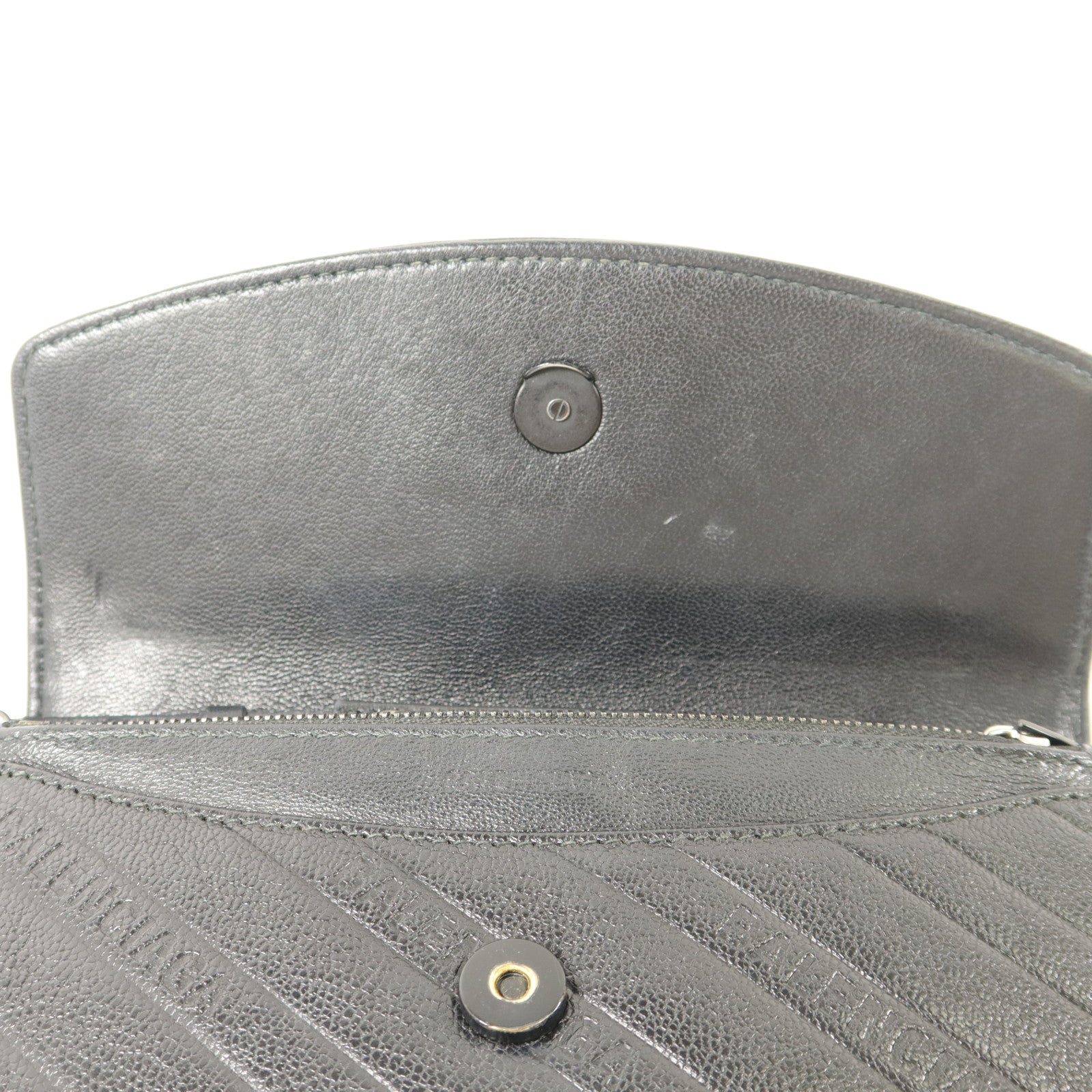 BALENCIAGA 牛皮皮革BB Wallet On Chain鏈帶肩背袋