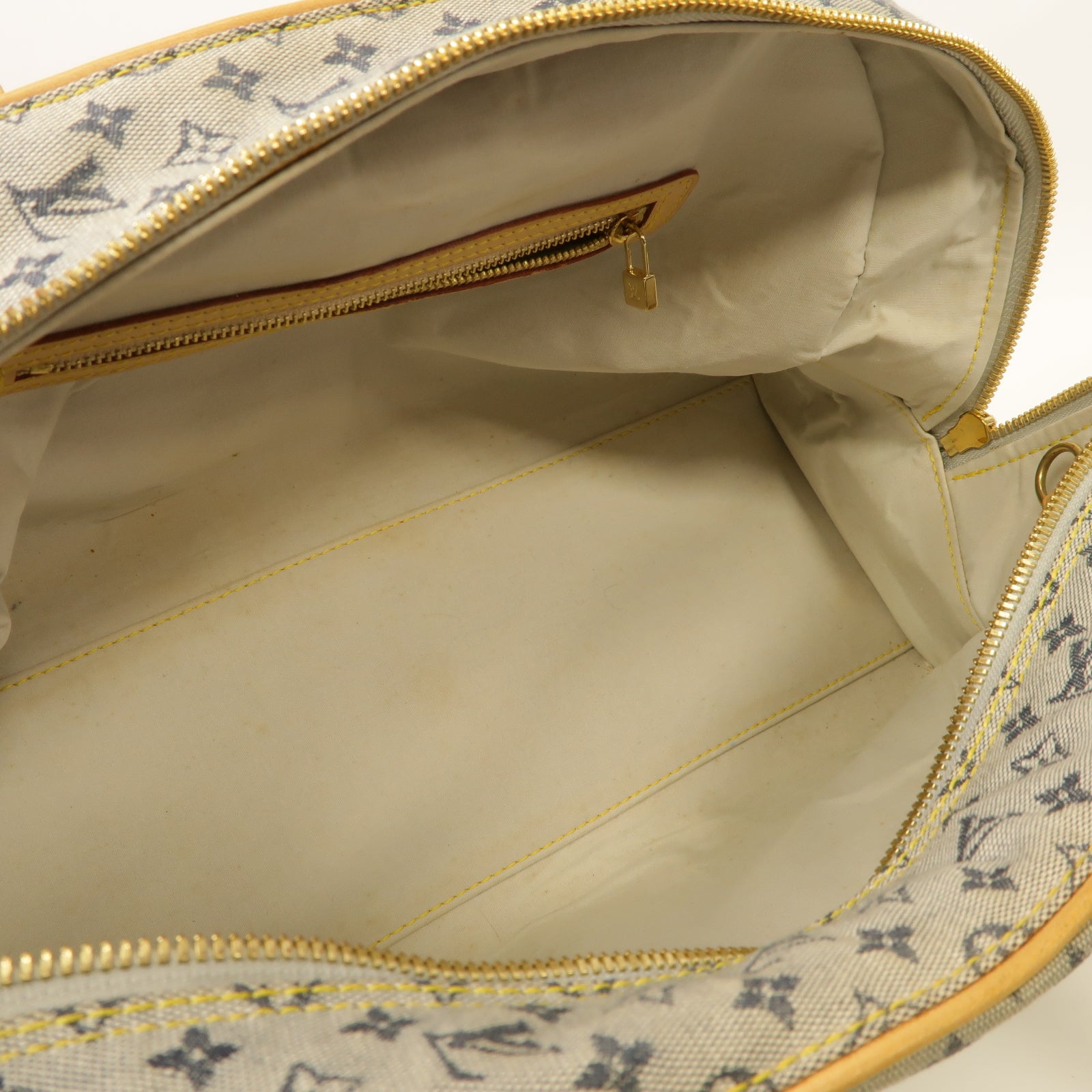 LOUIS VUITTON 【激減優惠】Monogram Mini Marie Hand Bag金扣肩背袋藍色