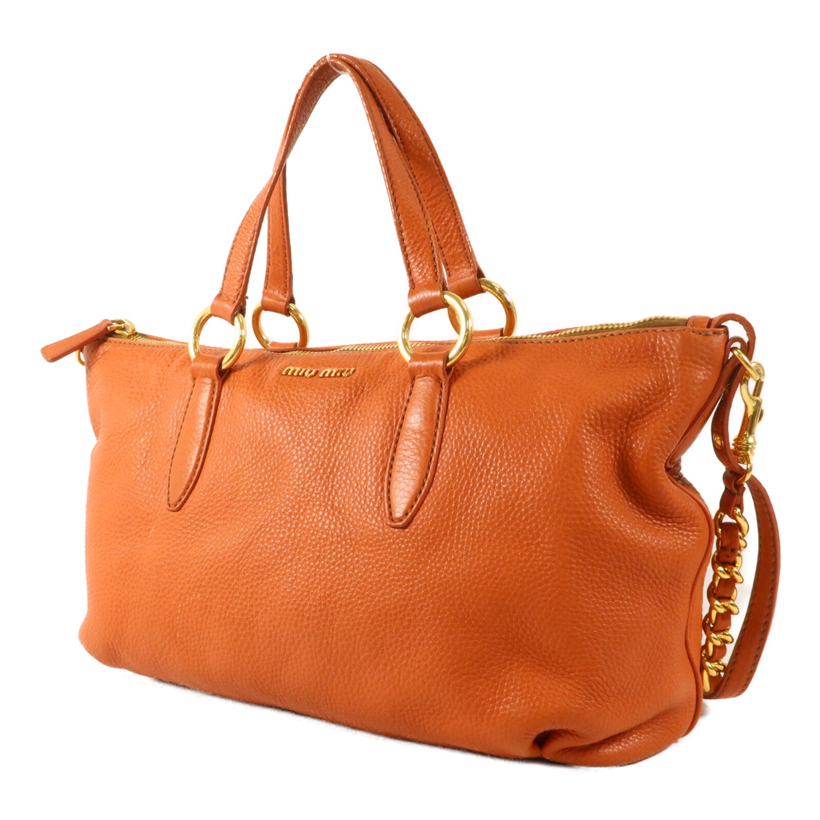 Miu Miu 牛皮皮革Shoulder Bag手挽肩背兩用袋