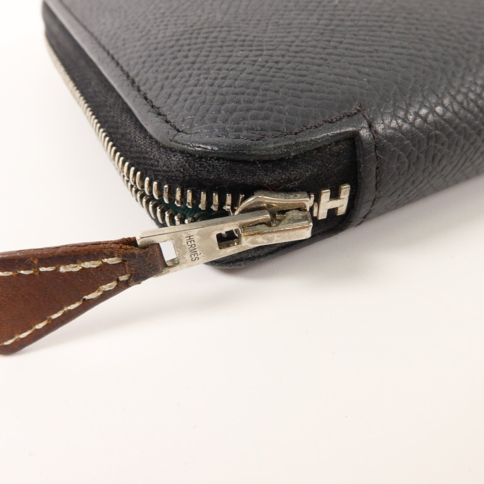 HERMES Epsom皮革Silk In Wallet長錢包Noir