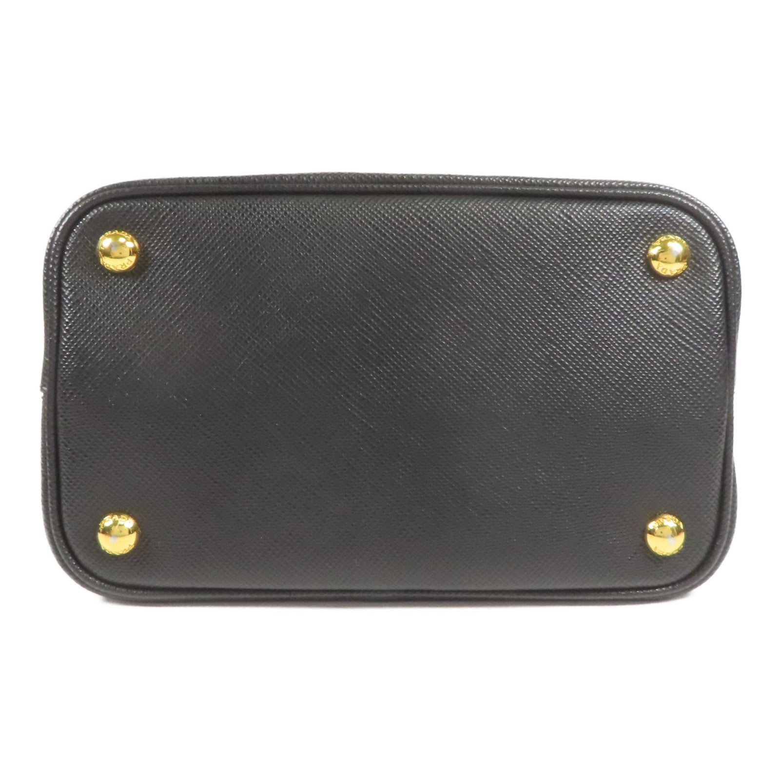 PRADA Saffiano皮革Panier金扣手挽肩背兩用袋