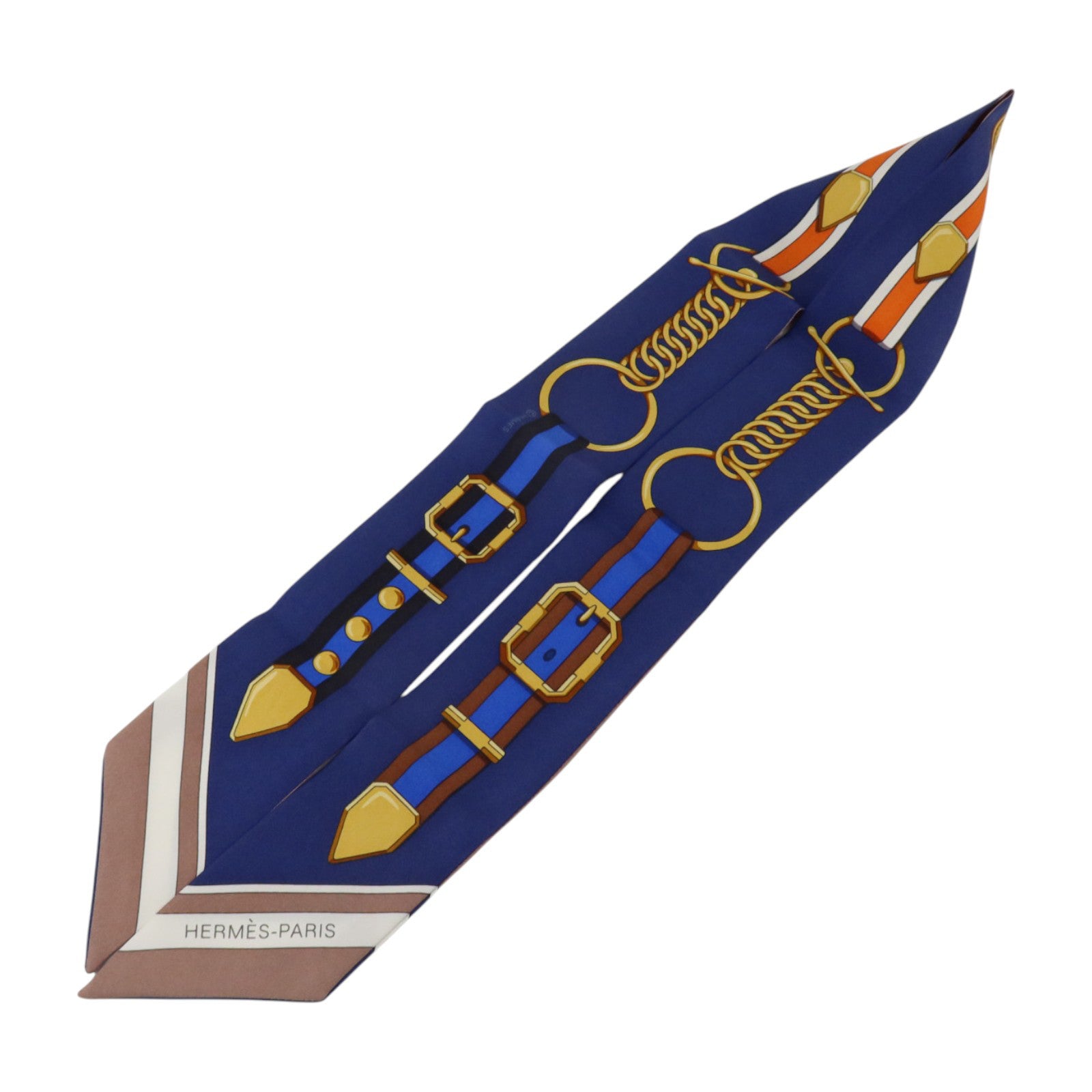 HERMES 絲質Twilly絲巾