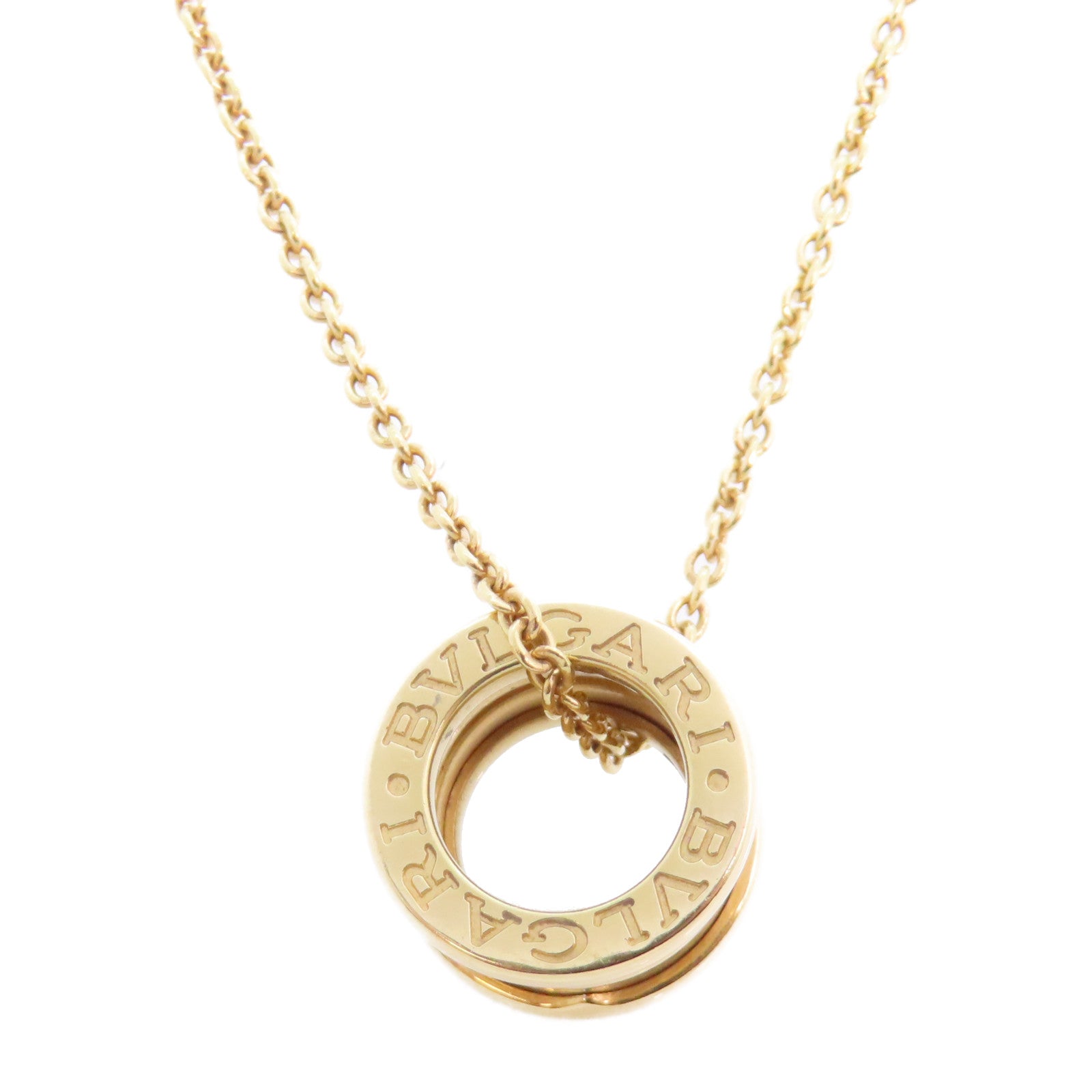 BVLGARI 18K黃金B-zero1 Necklace金扣項鏈