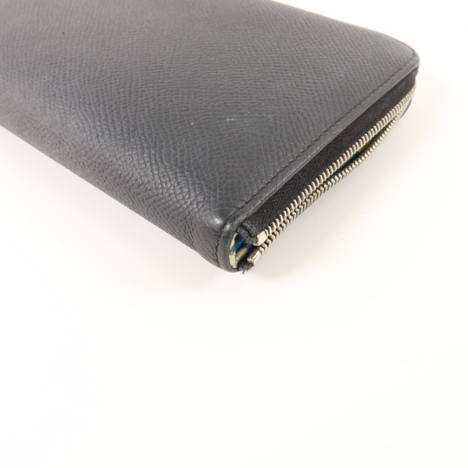 HERMES Epsom皮革Silk In Wallet長錢包Noir