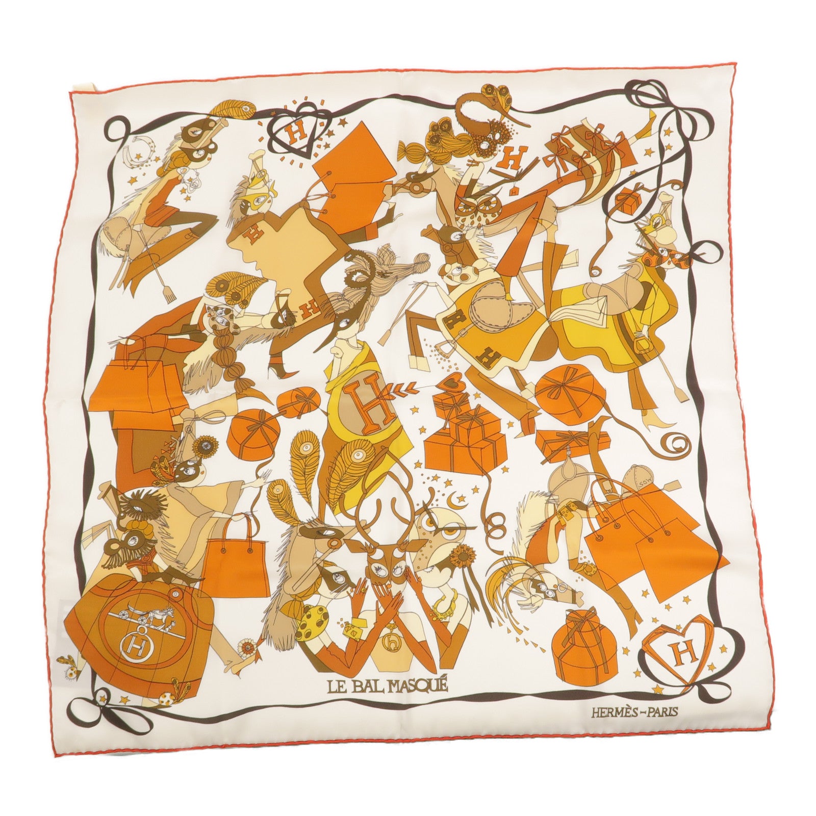HERMES 絲質Scarf 65x65絲巾