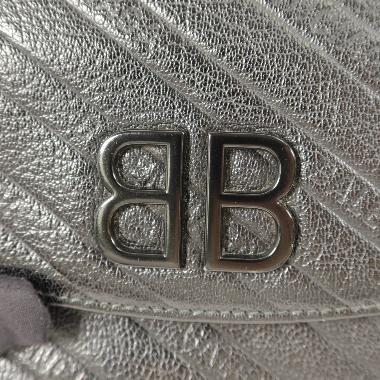 BALENCIAGA 牛皮皮革BB Wallet On Chain鏈帶肩背袋