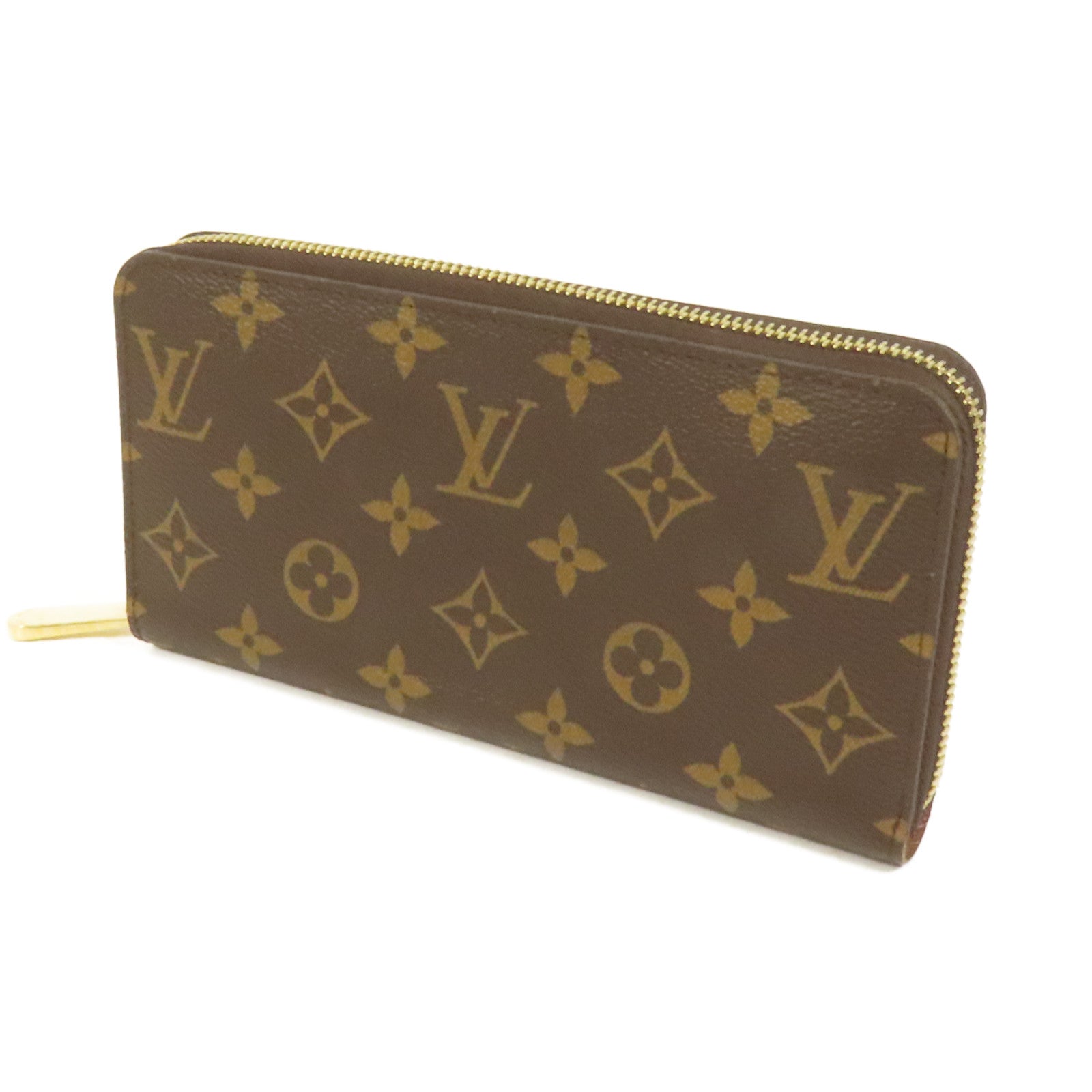 LOUIS VUITTON Monogram Zipper Long Wallet金扣長錢包