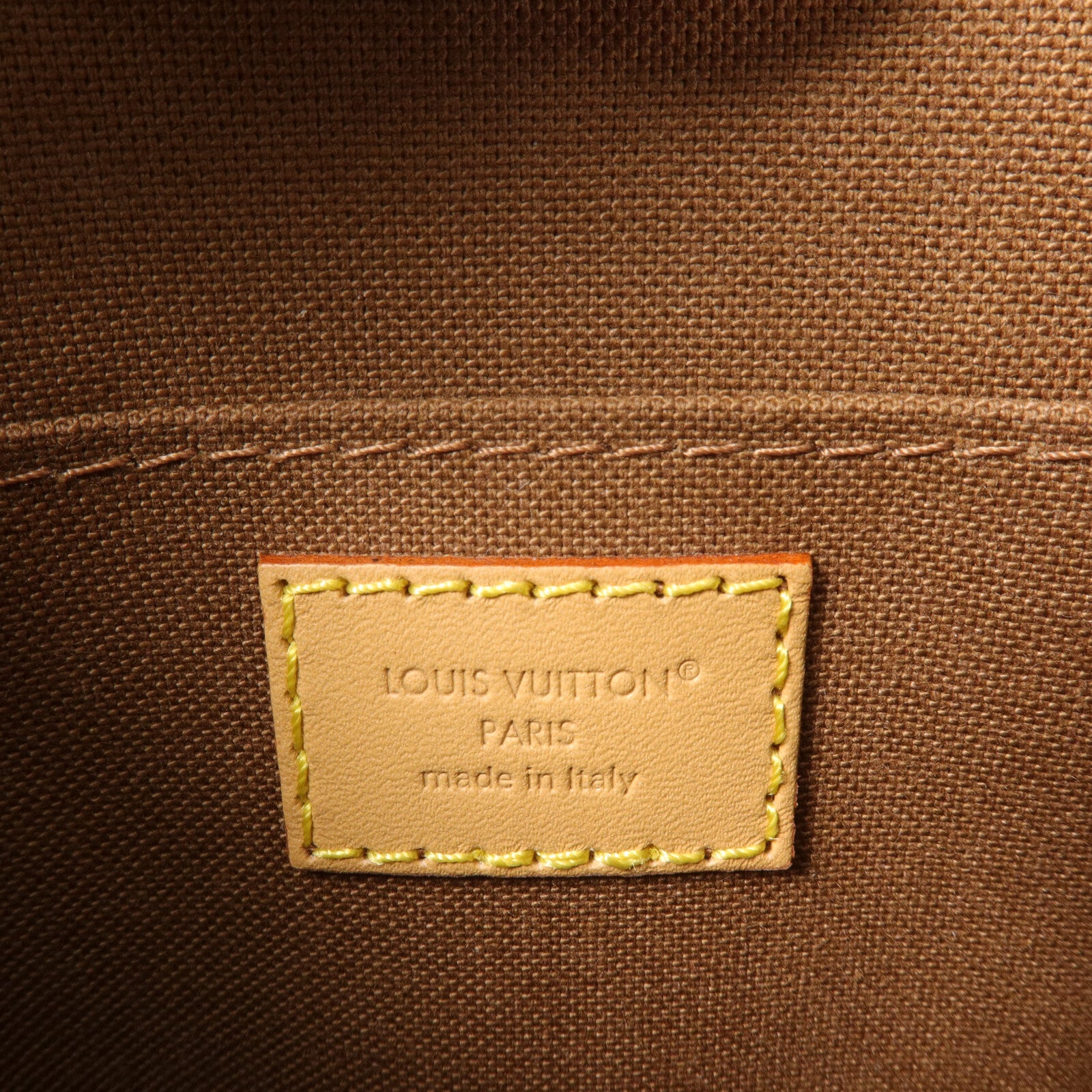 LOUIS VUITTON Monogram Petit Sac Plat手挽肩背兩用袋