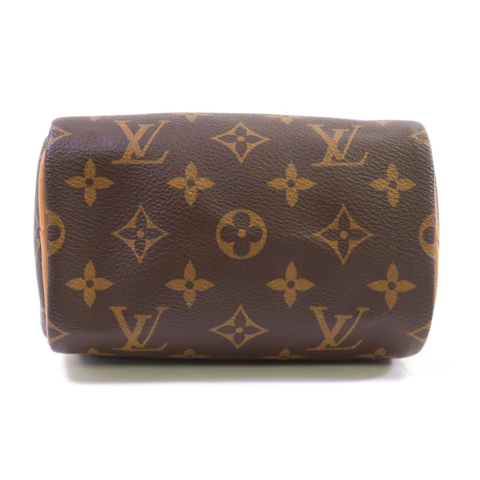 LOUIS VUITTON Monogram Nano Speedy金扣手挽肩背兩用袋
