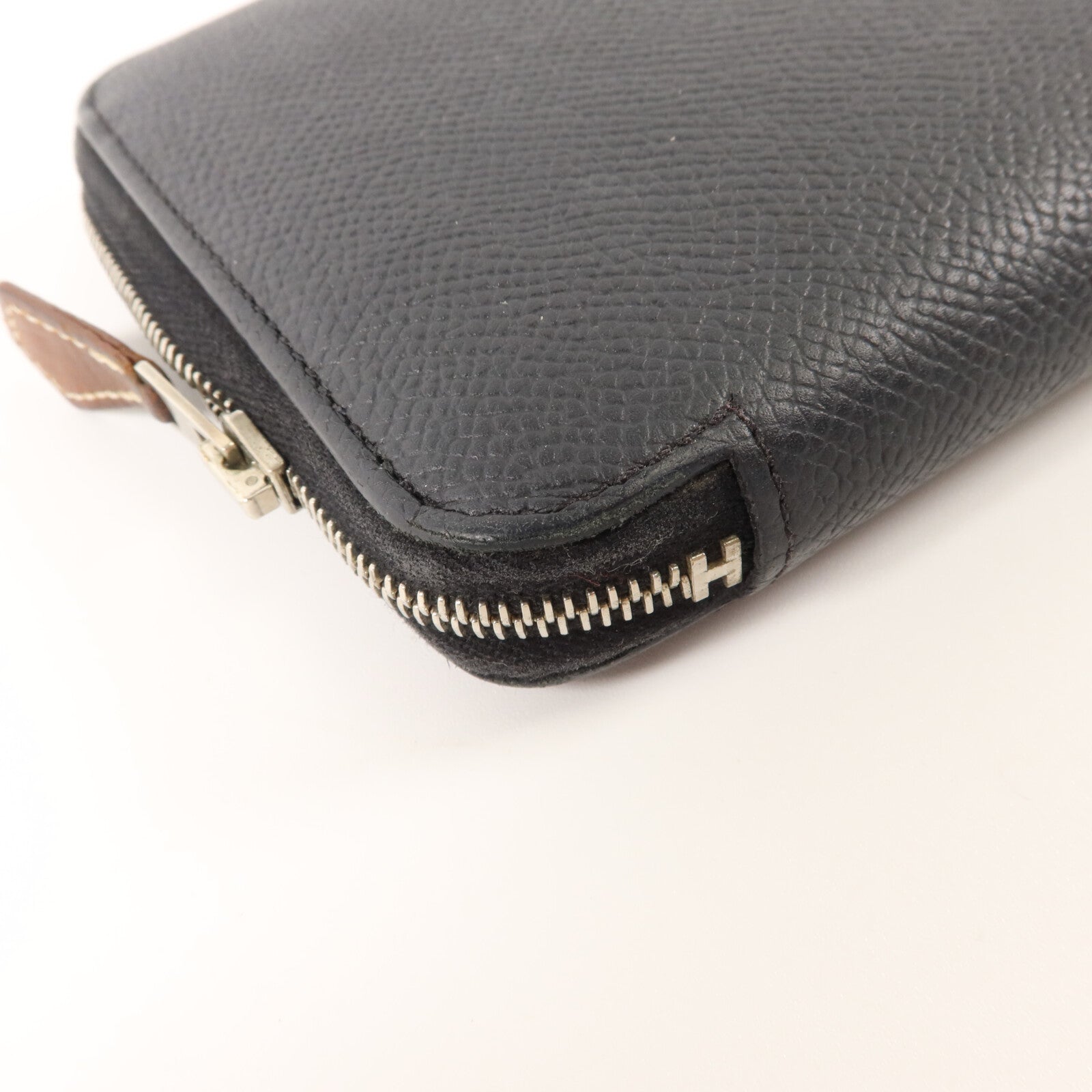 HERMES Epsom皮革Silk In Wallet長錢包Noir