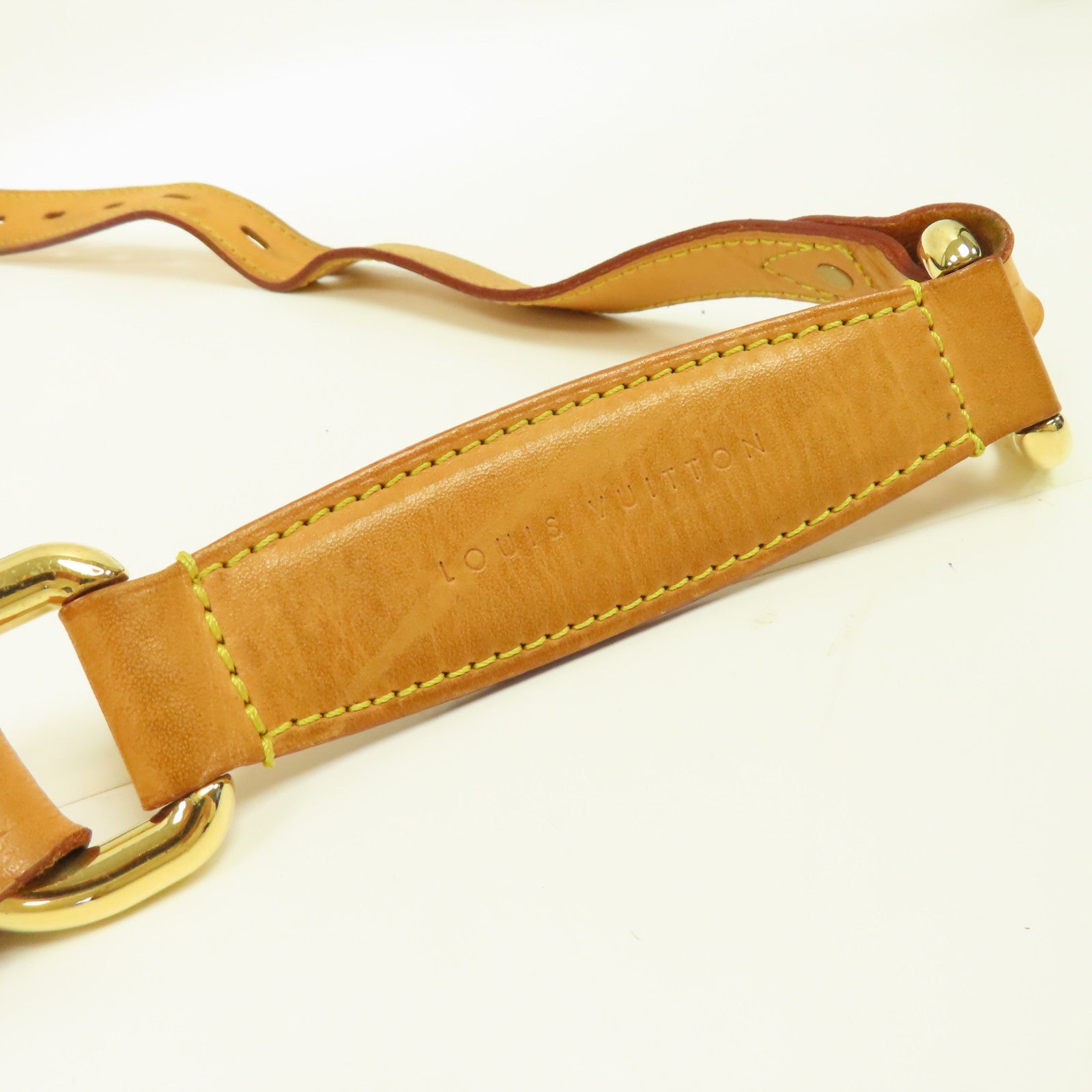 LOUIS VUITTON Monogram Tulum GM金扣肩背袋啡色