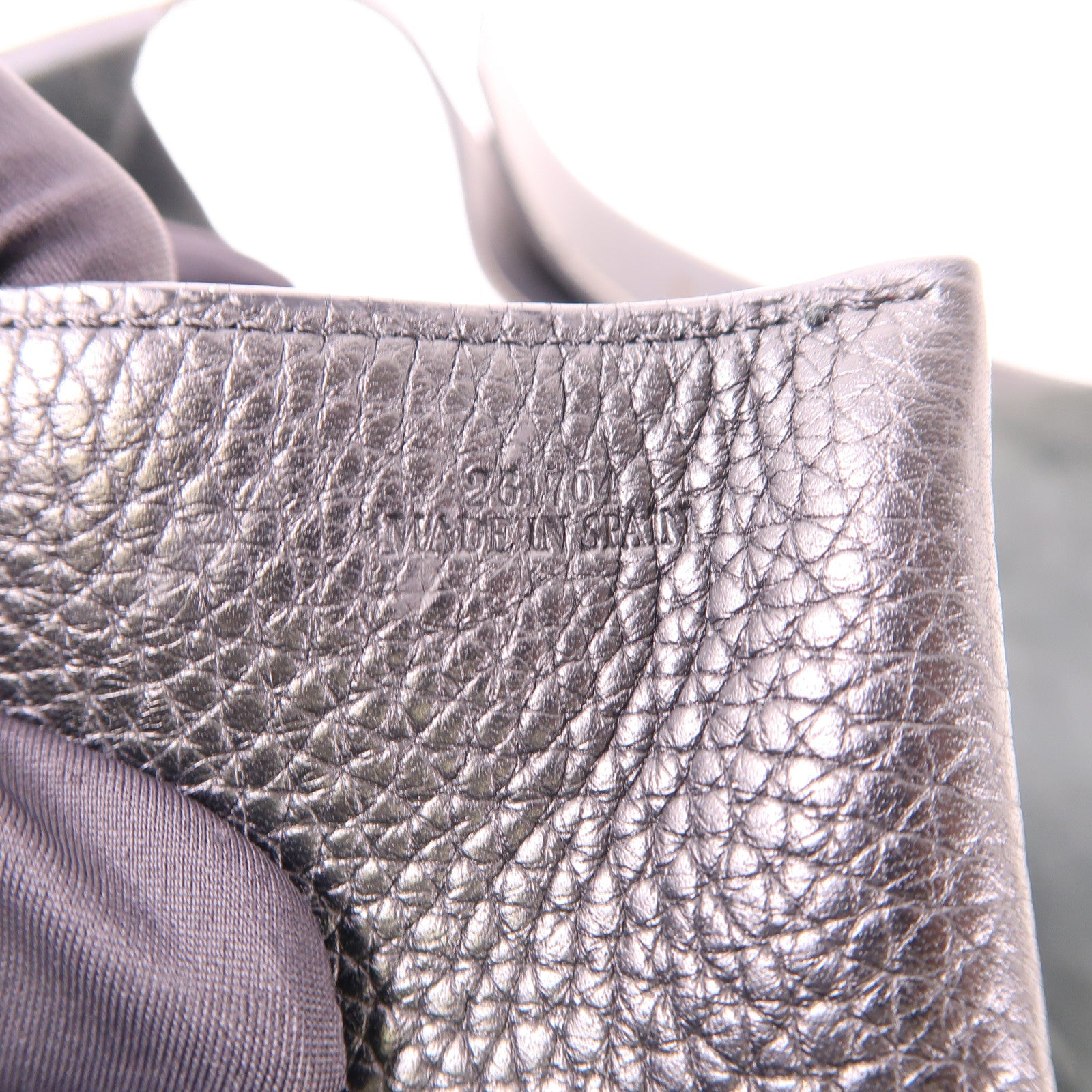 LOEWE SHW Shoulder Bag Calfskin Leather Black