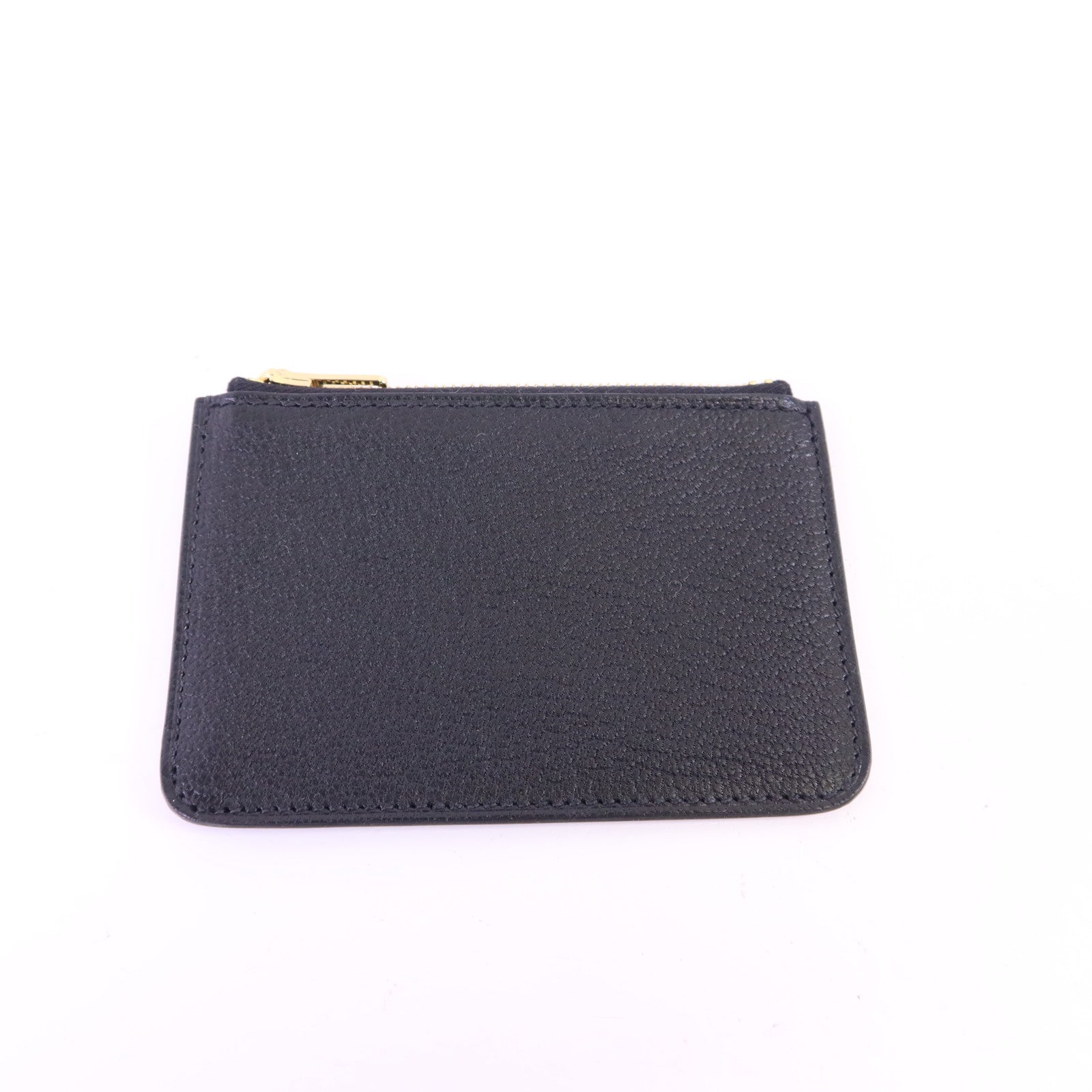 HERMES 【激減優惠】Chevre皮革Roulis Slim Wallet金扣錢包Noir