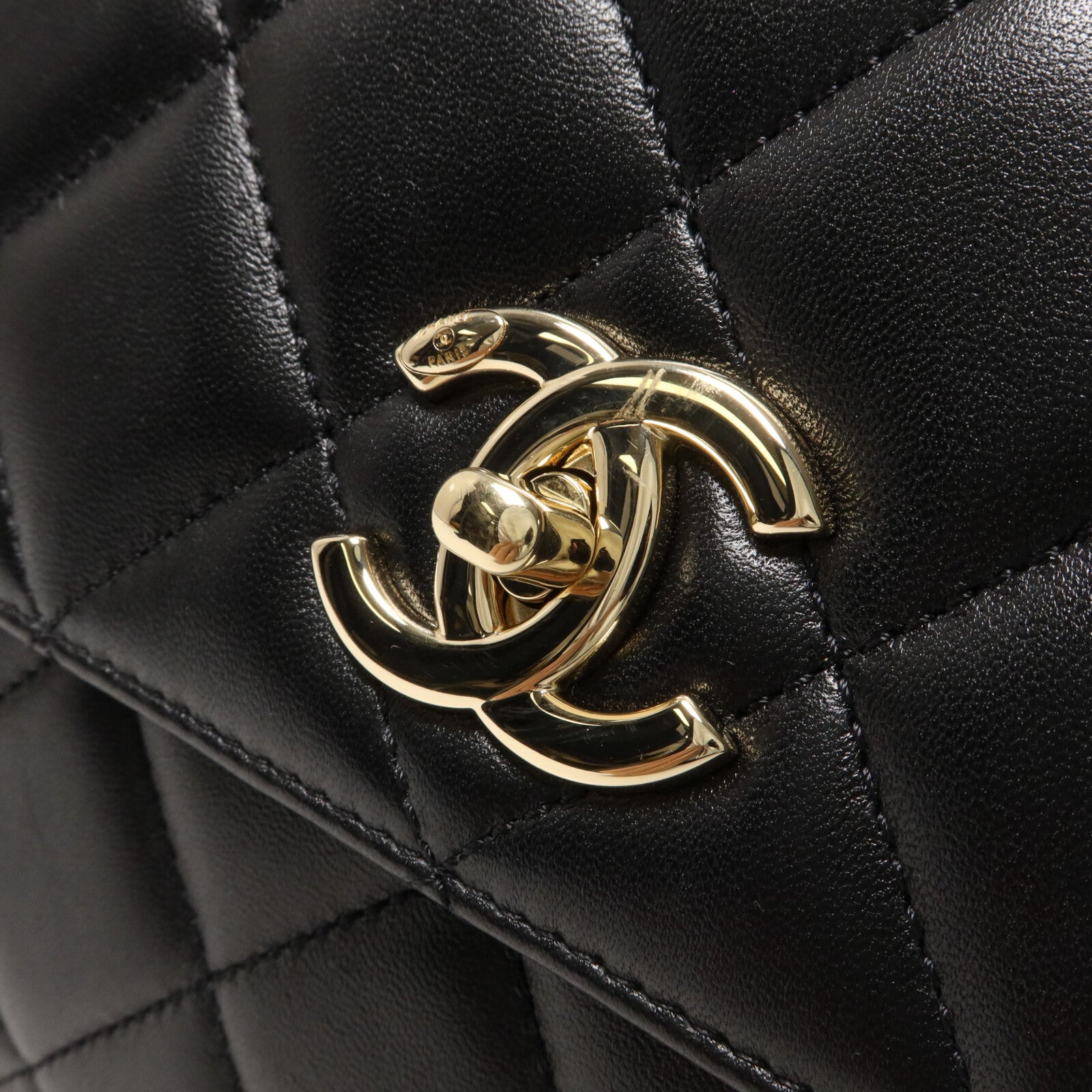 CHANEL 羊皮皮革Trendy CC Flap Bag鏈帶手挽肩背兩用袋