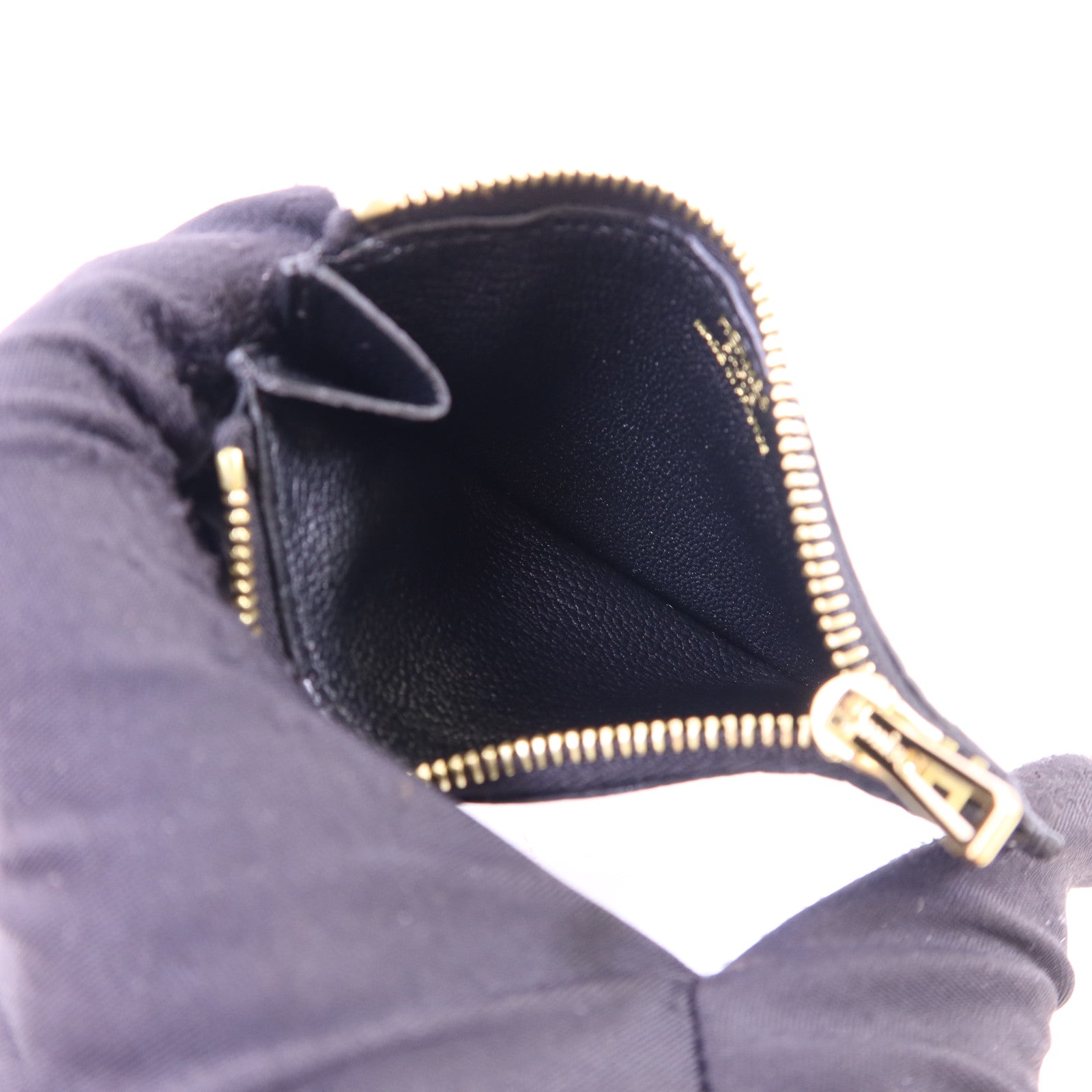 HERMES 【激減優惠】Chevre皮革Roulis Slim Wallet金扣錢包Noir