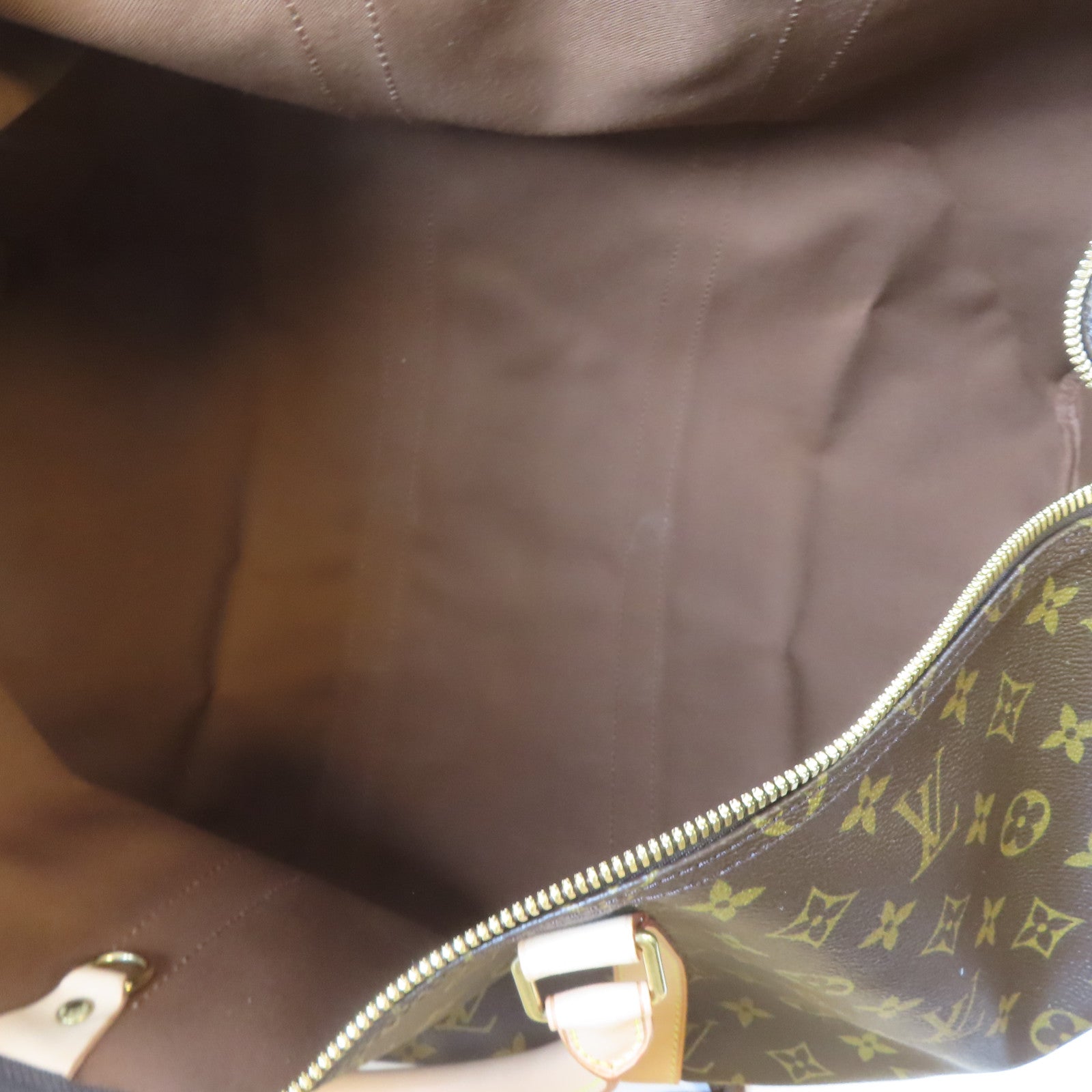 LOUIS VUITTON Monogram Keepall 55 Bamdoulie金扣手挽肩背兩用袋啡色