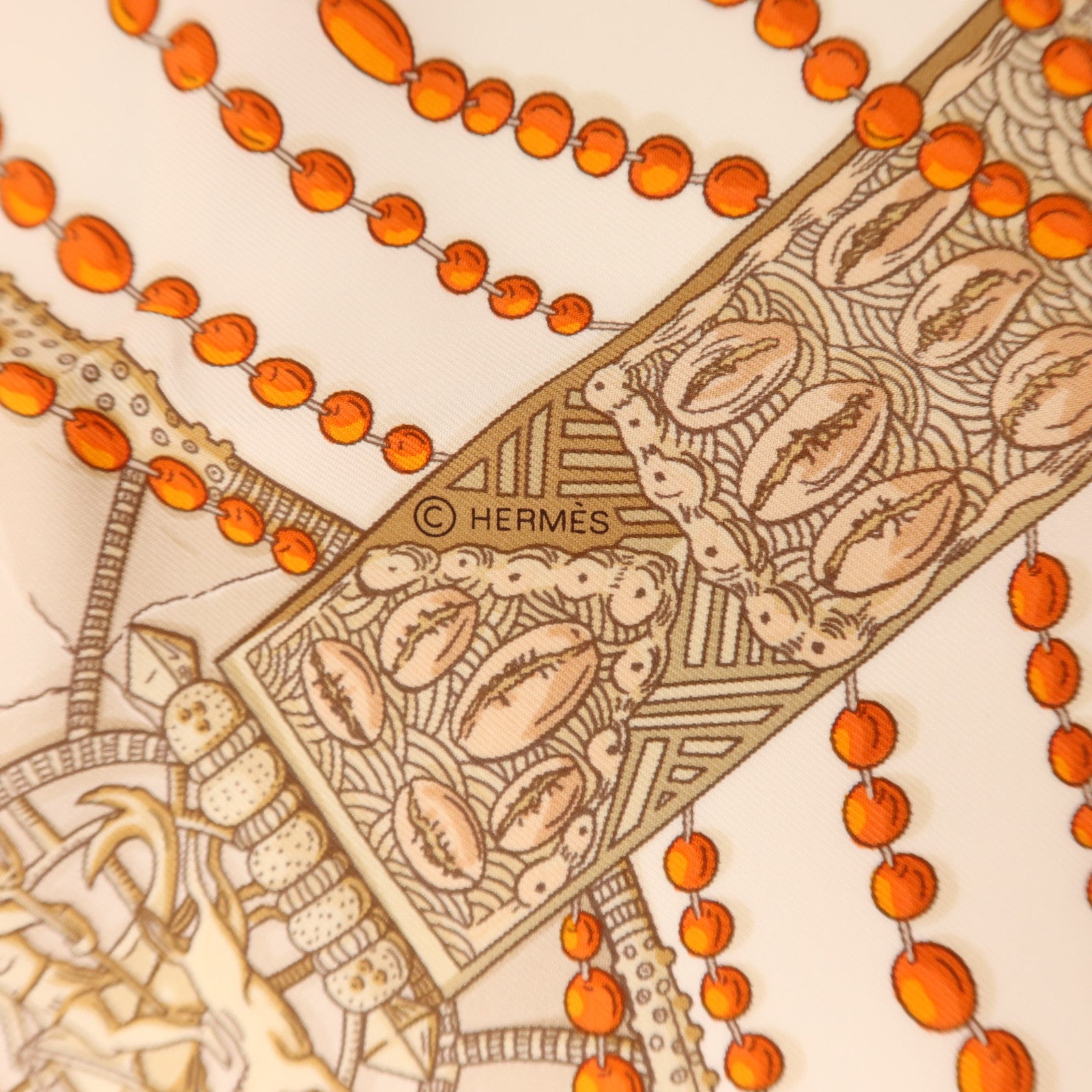 HERMES 絲質Scarf 90x90絲巾