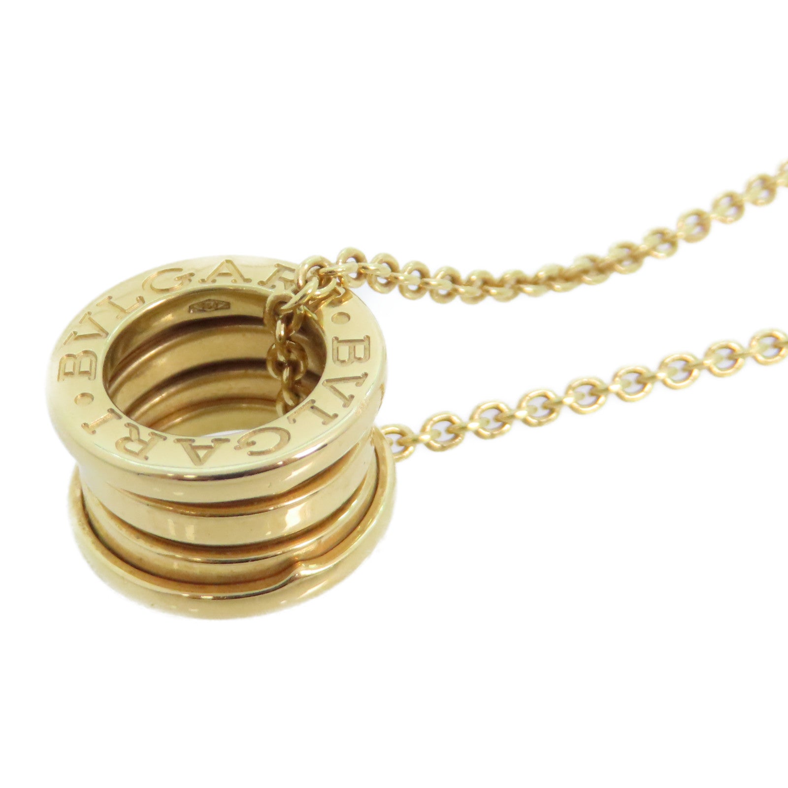 BVLGARI 18K黃金B-zero1 Necklace金扣項鏈