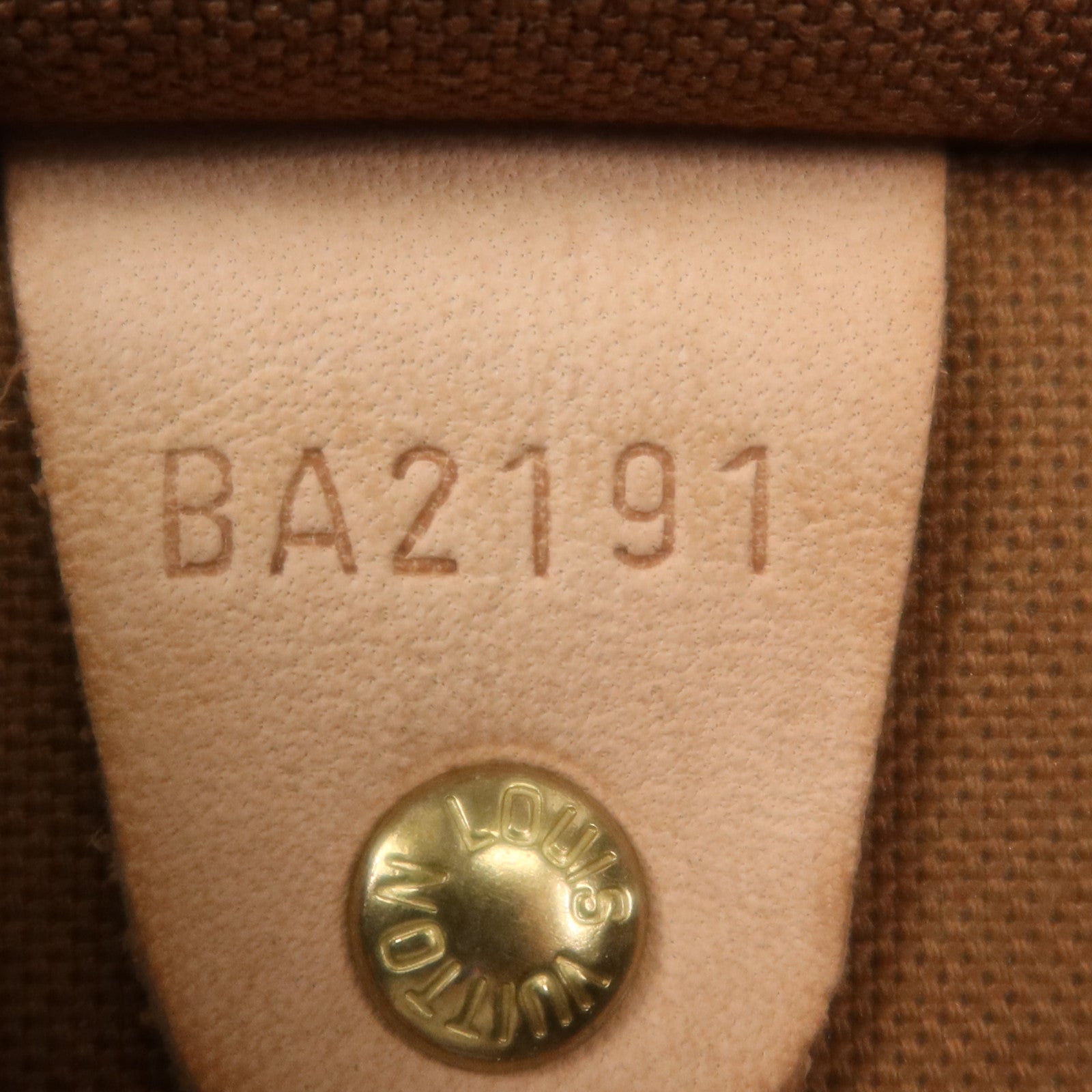 LOUIS VUITTON Monogram Speedy 35金扣手挽袋