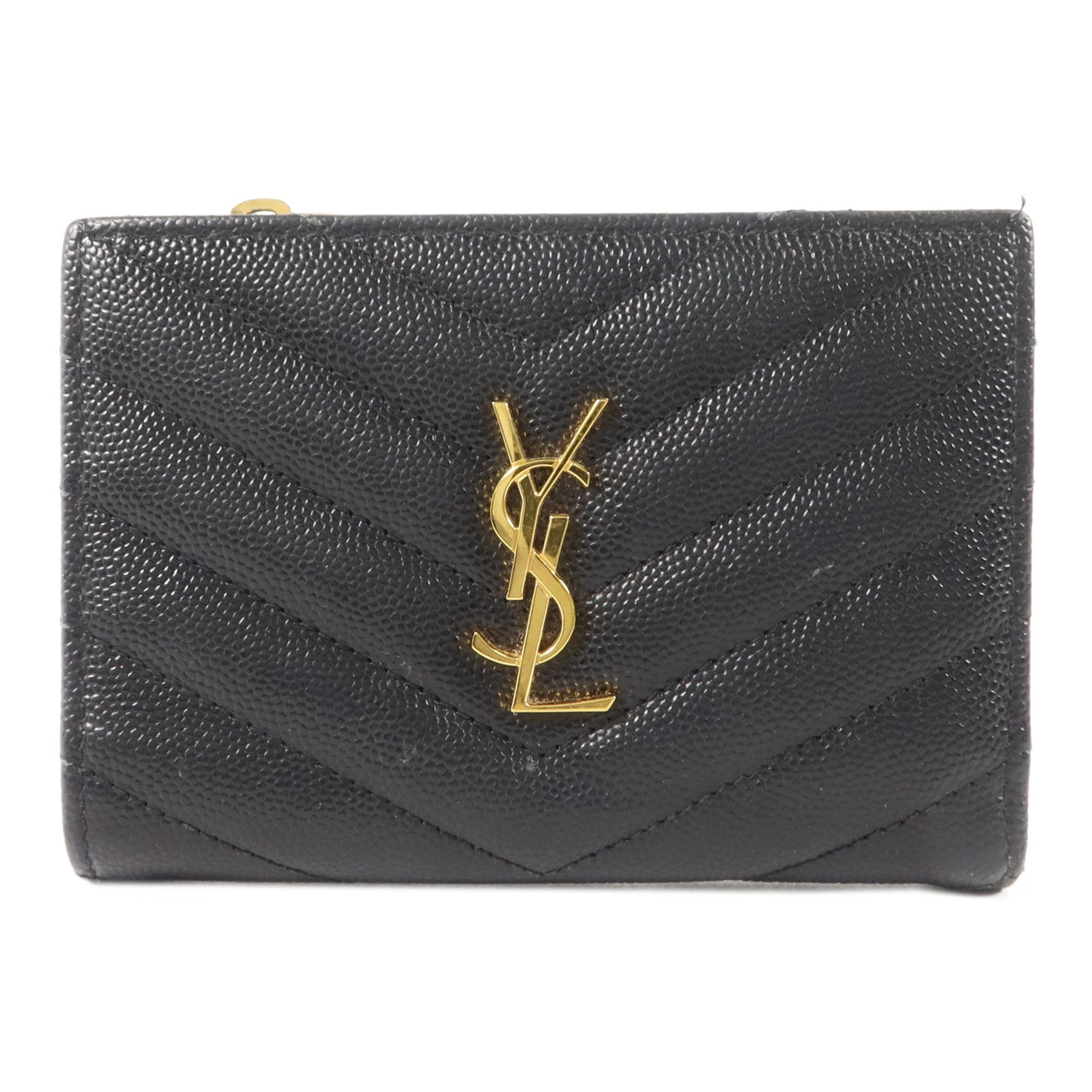 SAINT LAURENT 牛皮皮革Bifold Wallet錢包