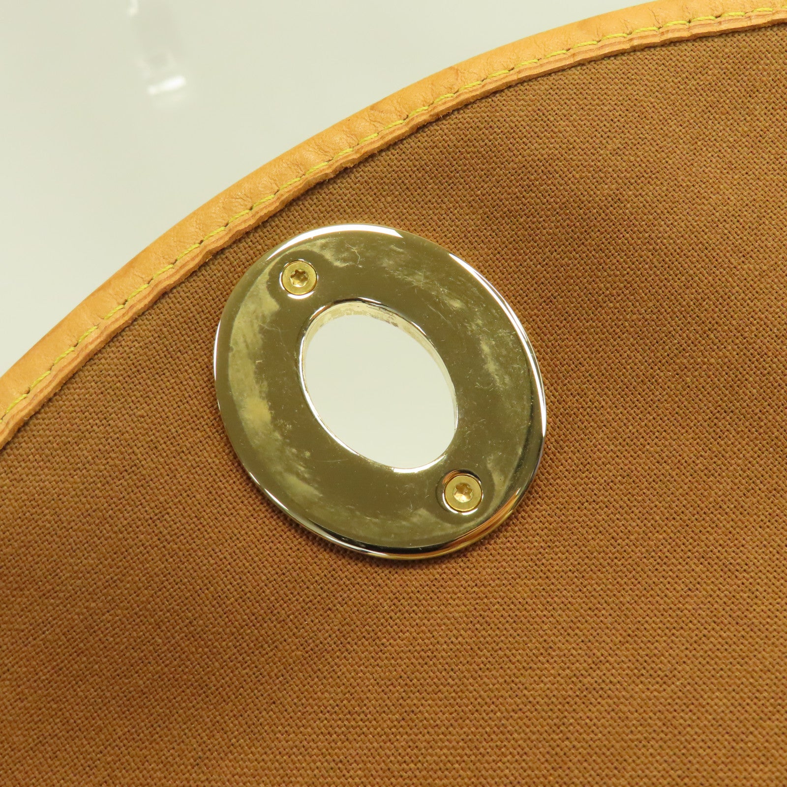 LOUIS VUITTON Monogram Tulum GM金扣肩背袋啡色
