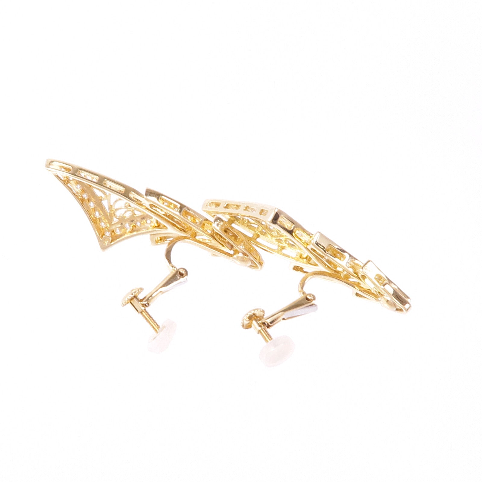 JEWELRY 18K黃金Earrings鑽石耳環