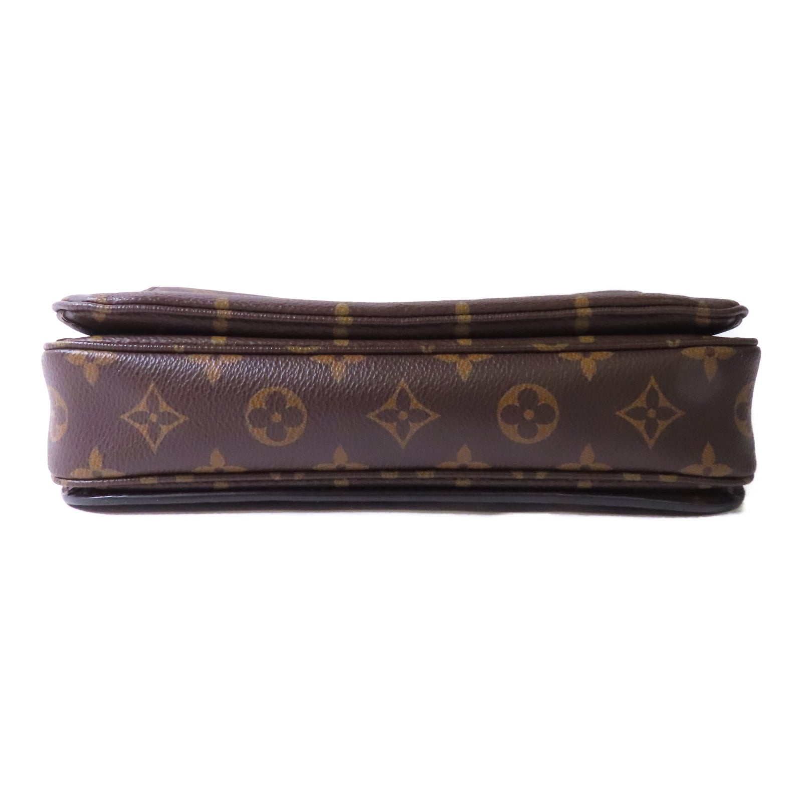 LOUIS VUITTON Monogram Pochette Metis金扣手挽肩背兩用袋啡色