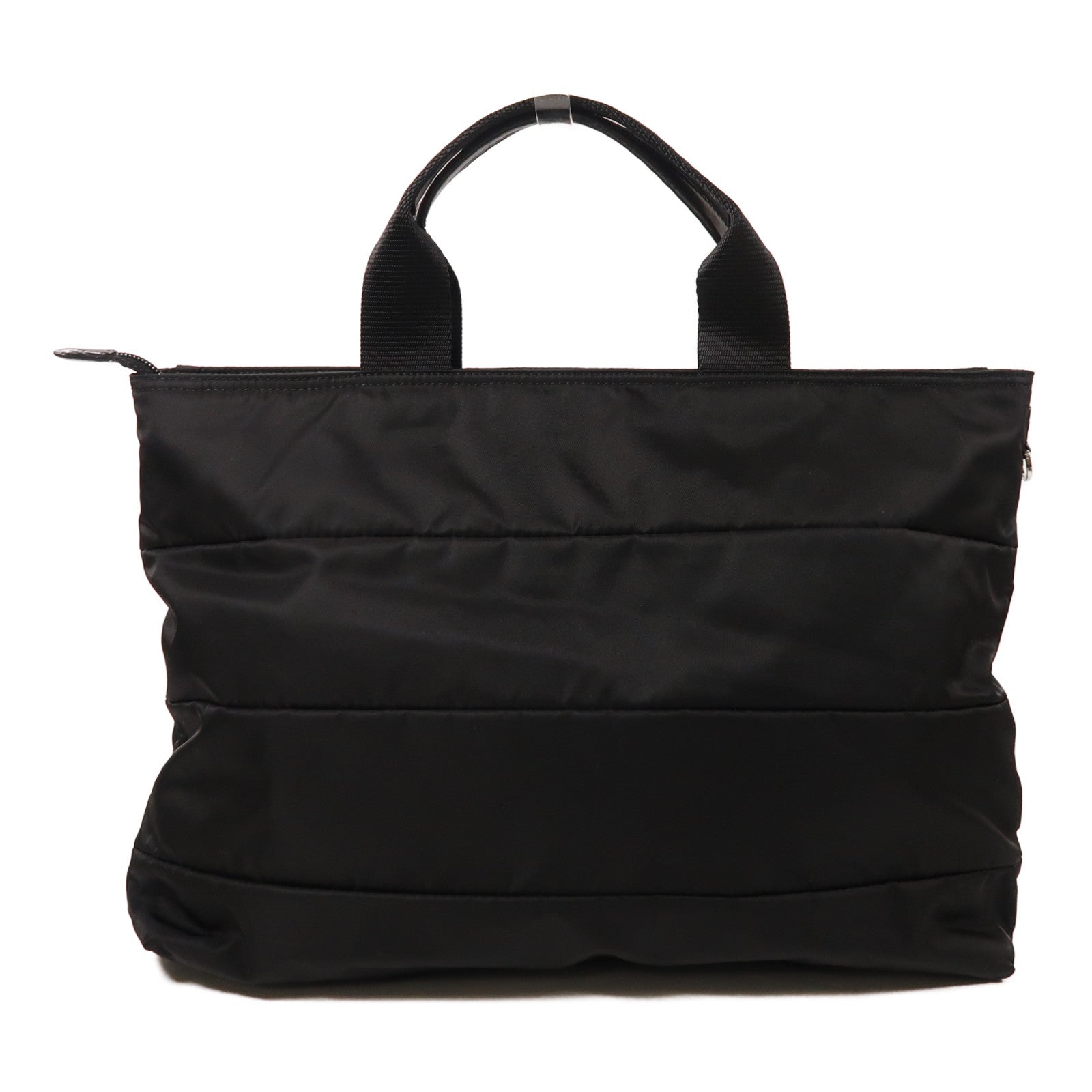 PRADA 尼龍2 Way Shoulder銀扣手挽肩背兩用袋
