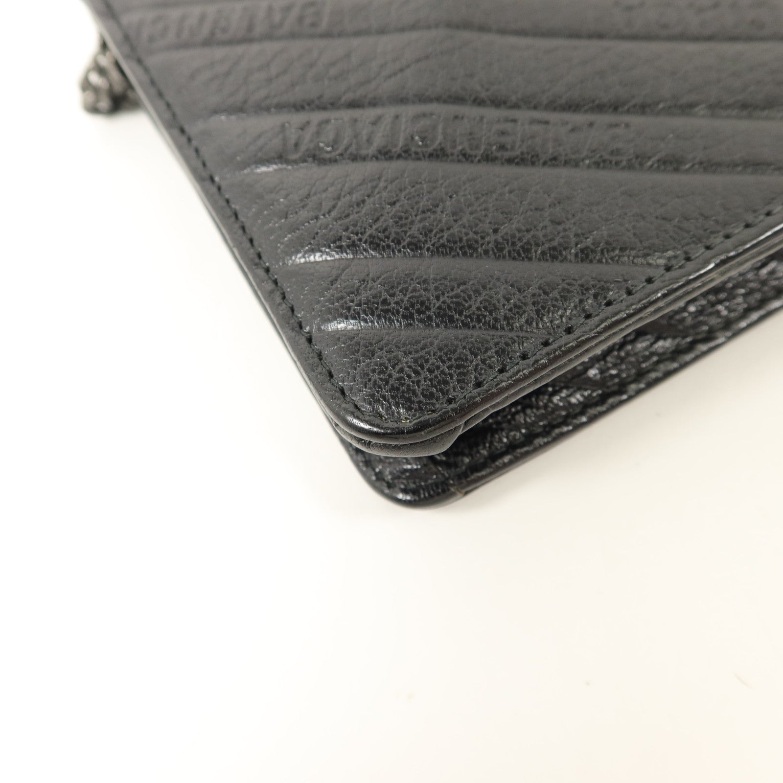 BALENCIAGA 牛皮皮革BB Wallet On Chain鏈帶肩背袋