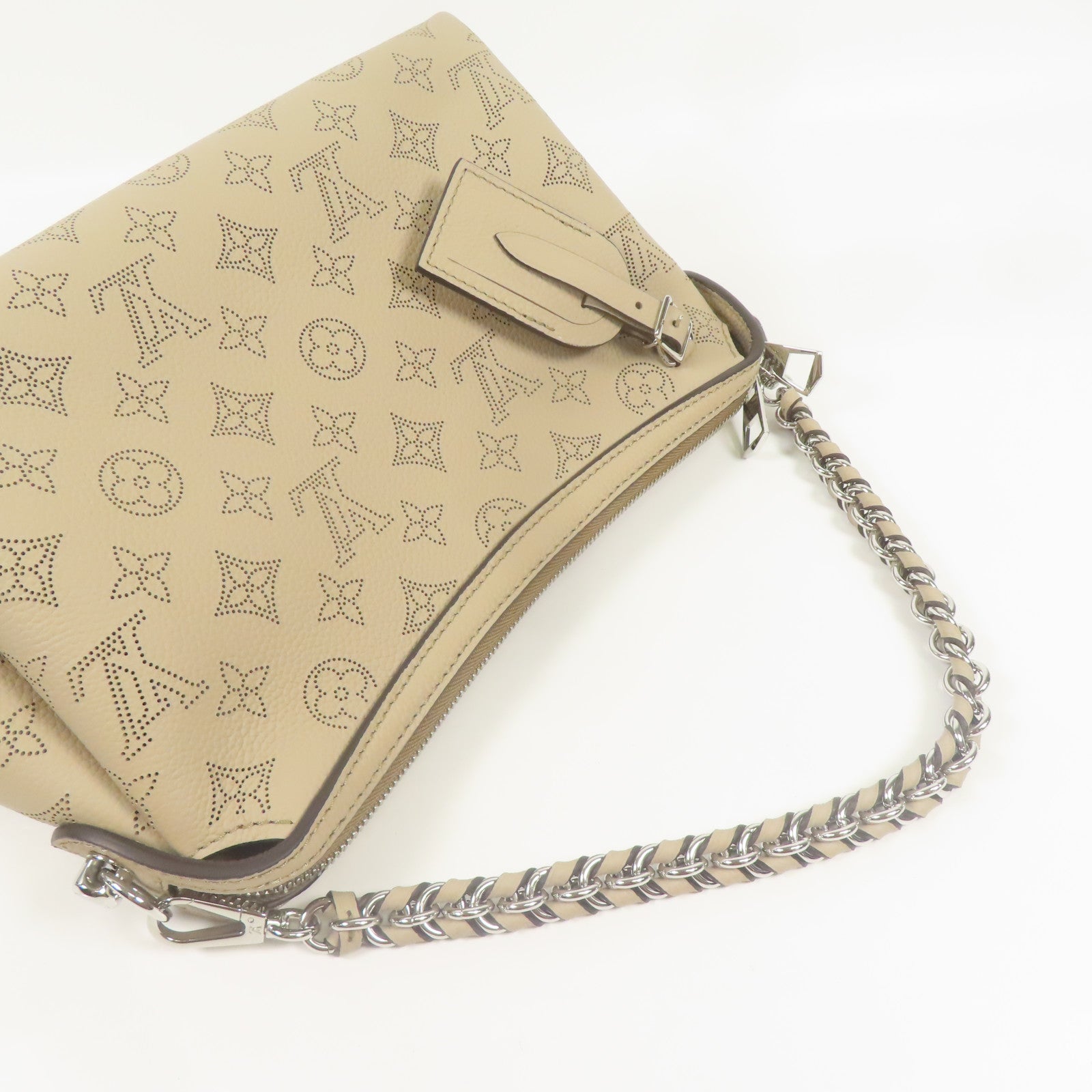 LOUIS VUITTON Mahina Hand It All PM銀扣手挽肩背兩用袋