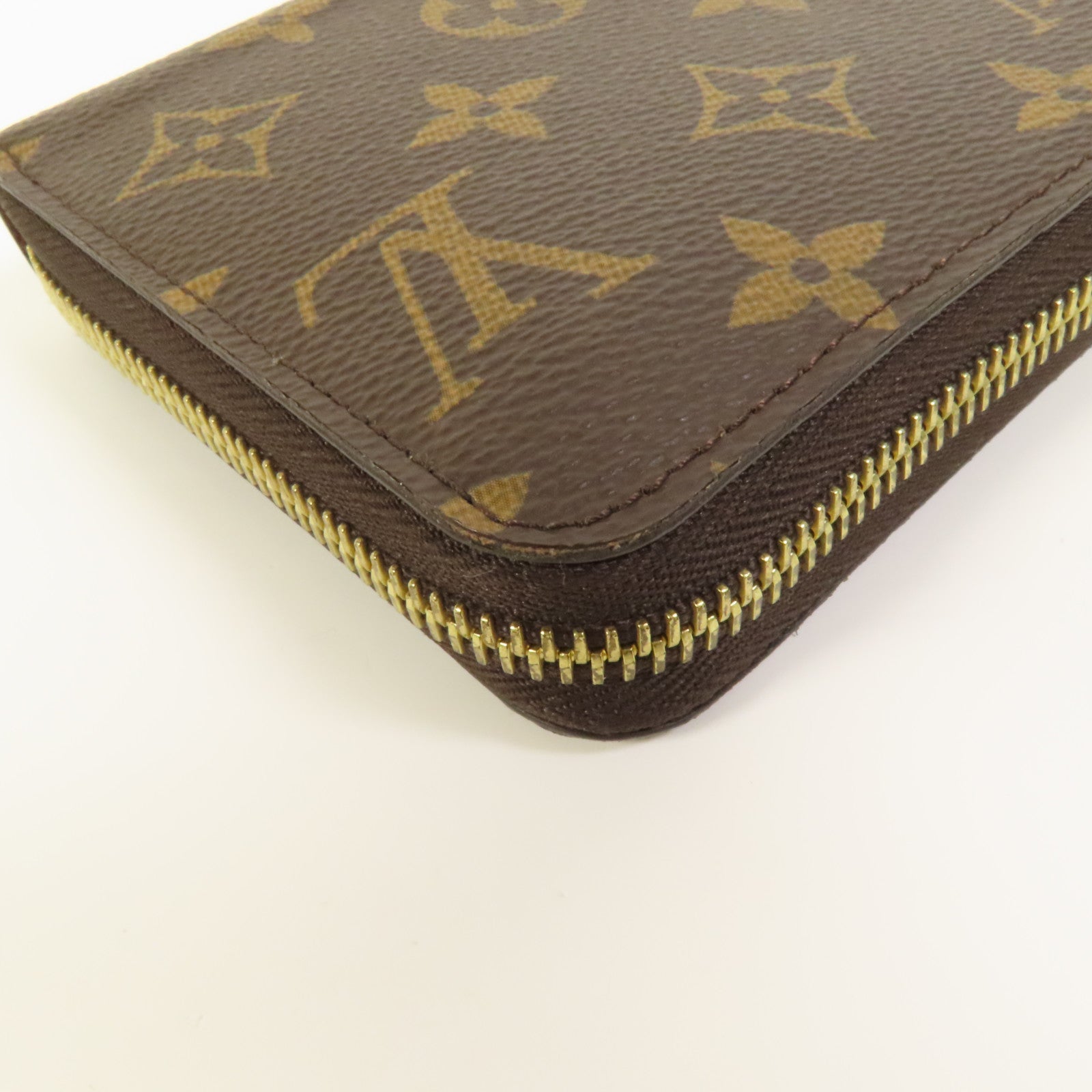 LOUIS VUITTON Monogram Zipper Long Wallet金扣長錢包