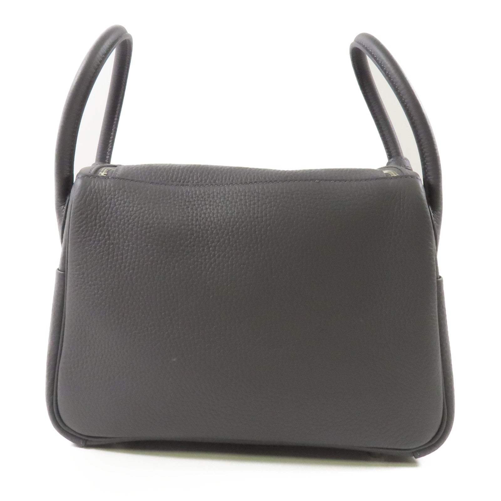 HERMES Clemence皮革Lindy 26手挽肩背兩用袋85 Ardoise