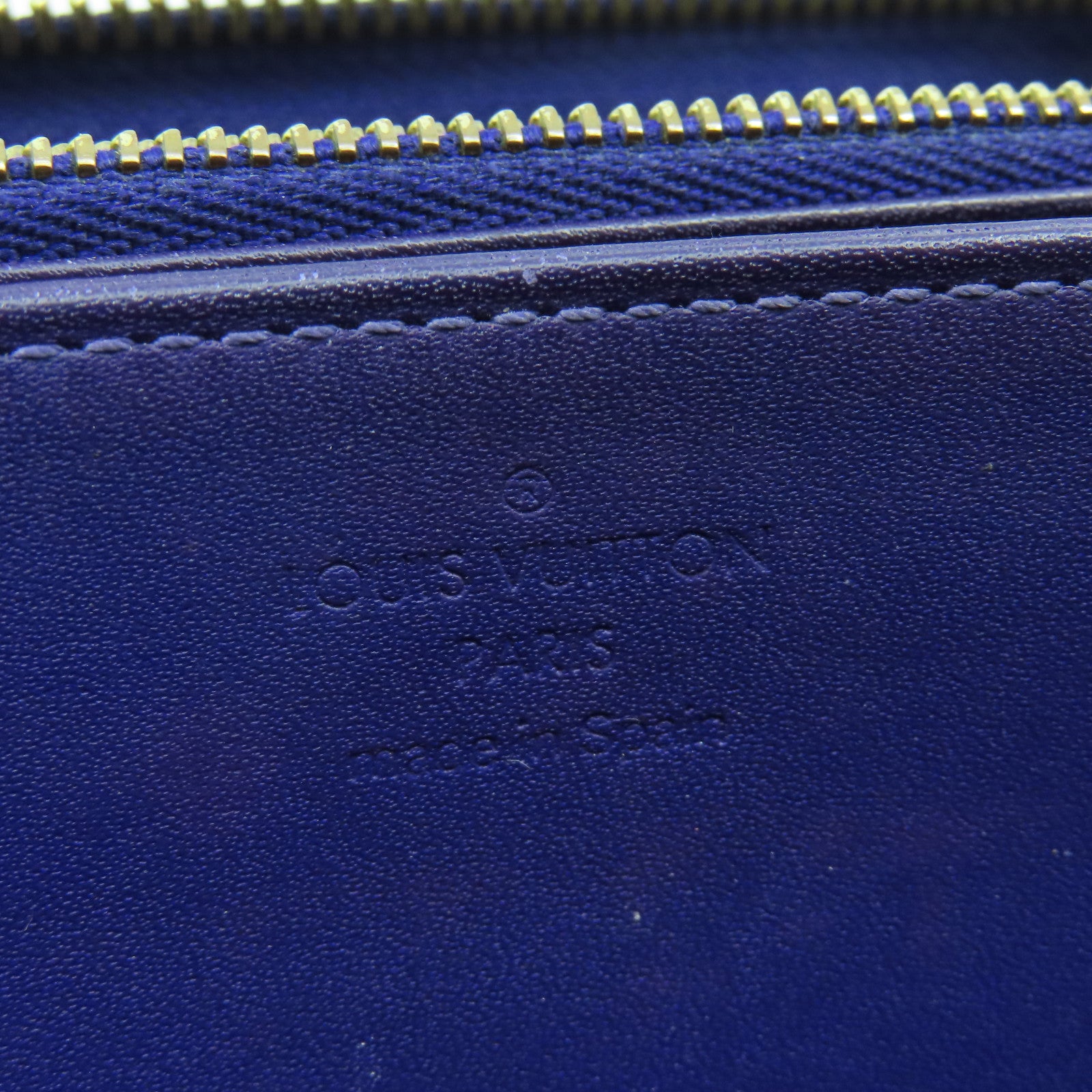 LOUIS VUITTON 【清倉大減價】Monogram Vernis Wallet金扣長錢包紫色