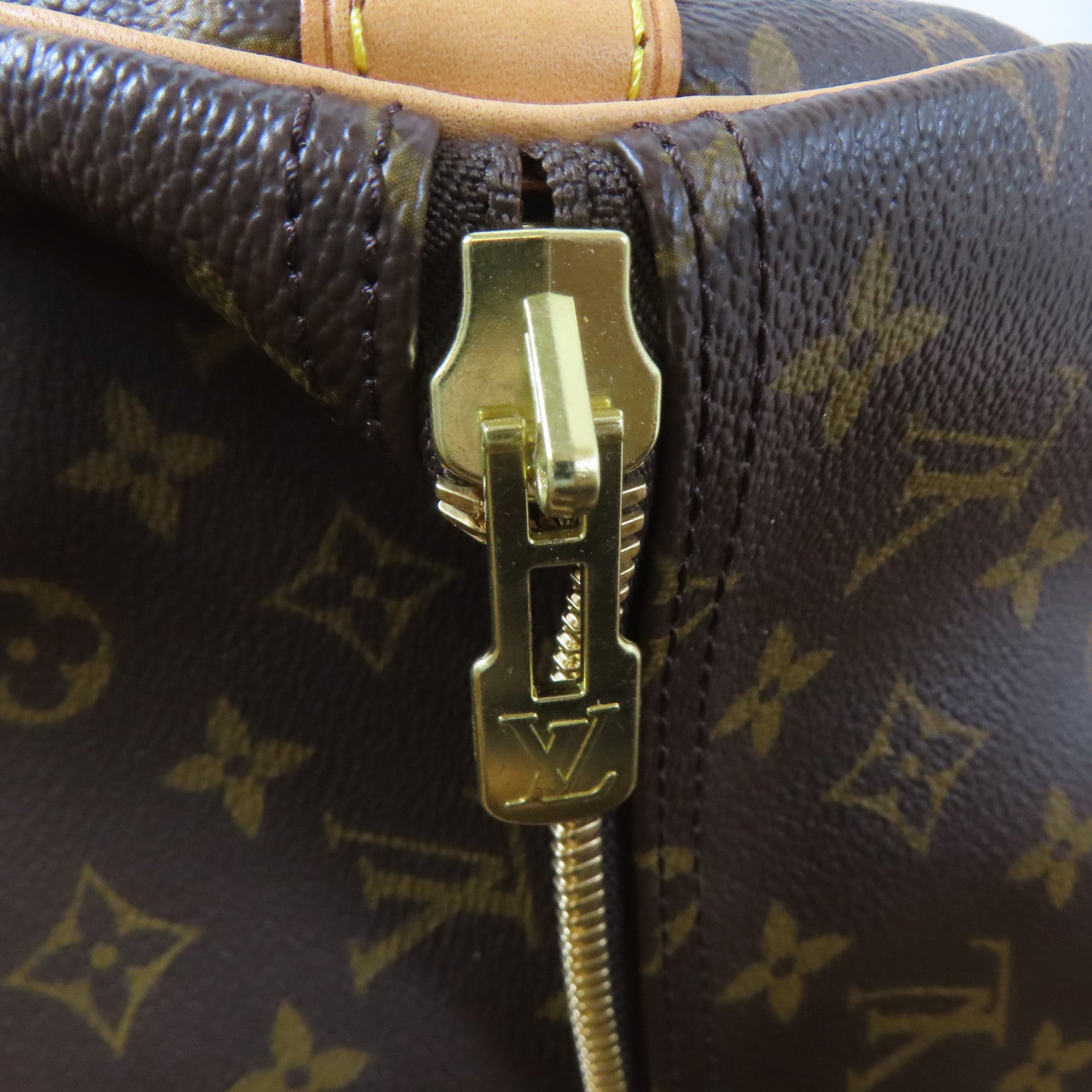 LOUIS VUITTON Monogram Keepall 55 Bamdoulie金扣手挽肩背兩用袋啡色