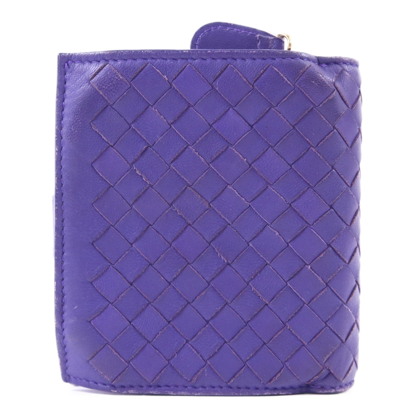 BOTTEGA VENETA 羊皮皮革W Snap Wallet金扣錢包