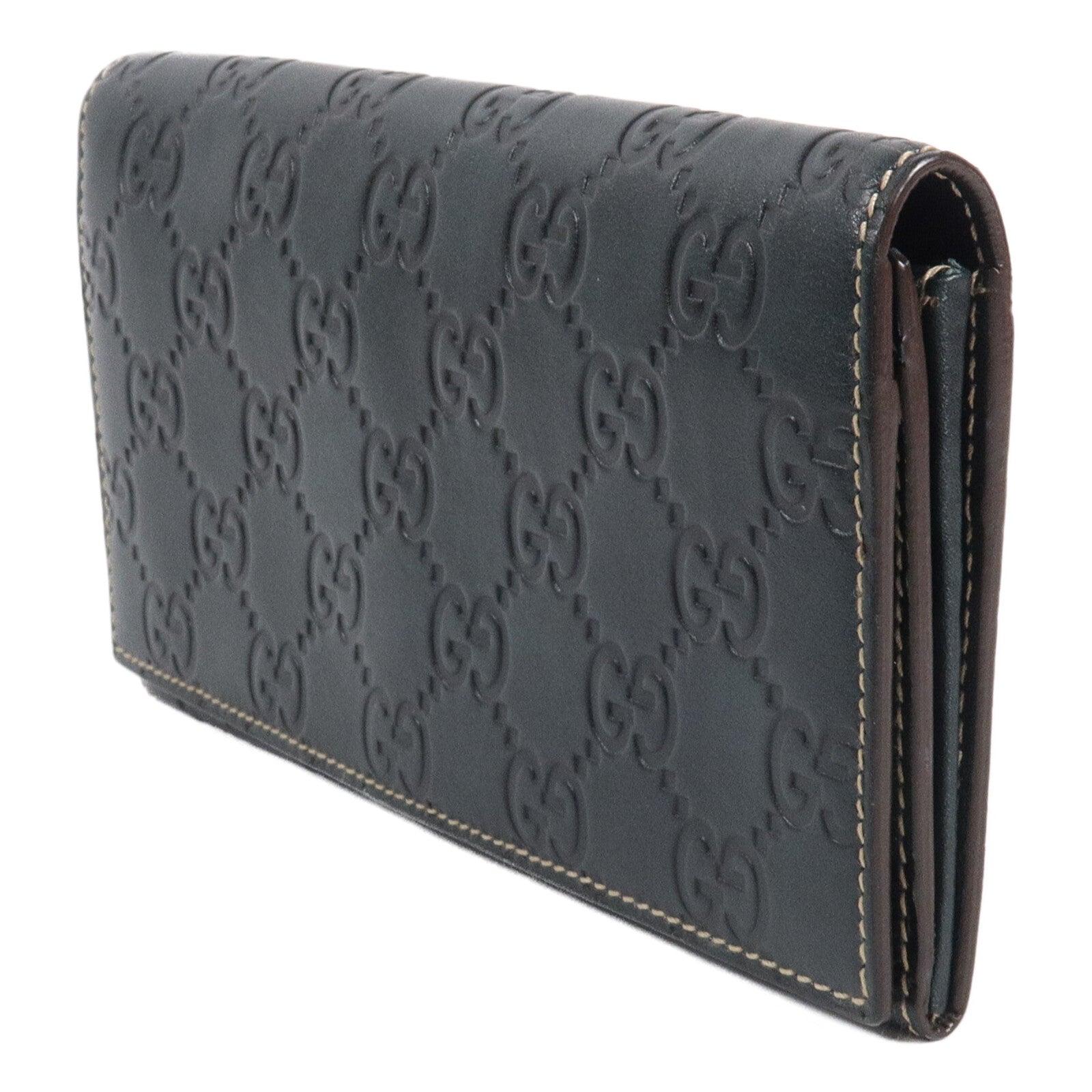 GUCCI 牛皮皮革Guccissima Long Wallet長錢包