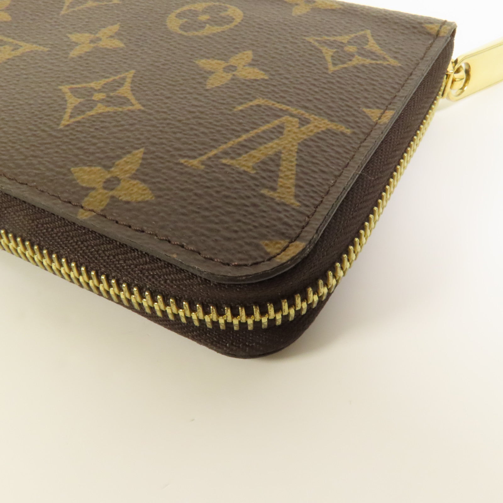 LOUIS VUITTON Monogram Zipper Long Wallet金扣長錢包