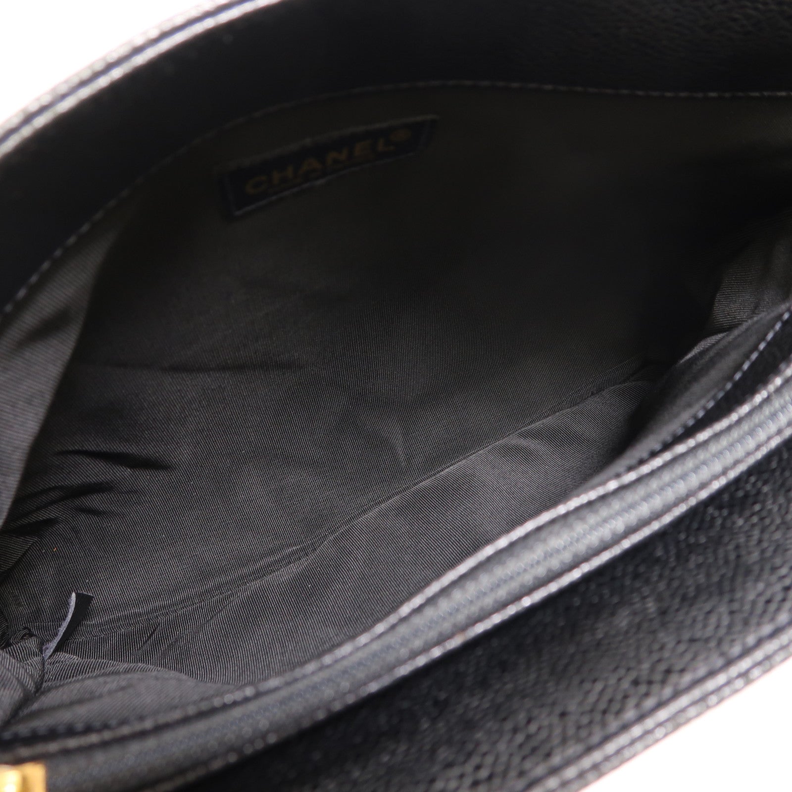CHANEL 牛皮皮革Vintage Tote Bag金扣肩背袋
